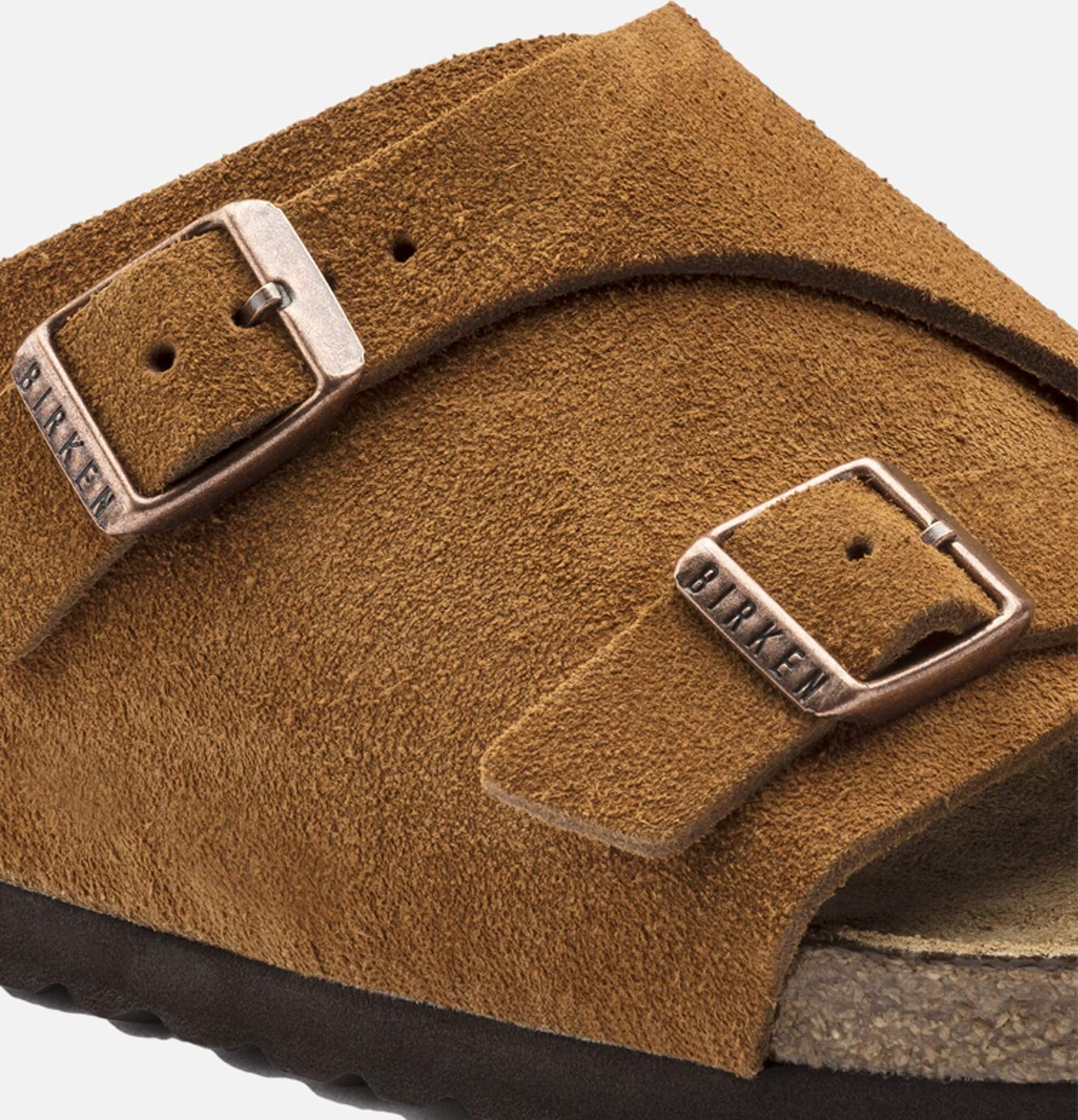 Zurich Sandals Mink Suede