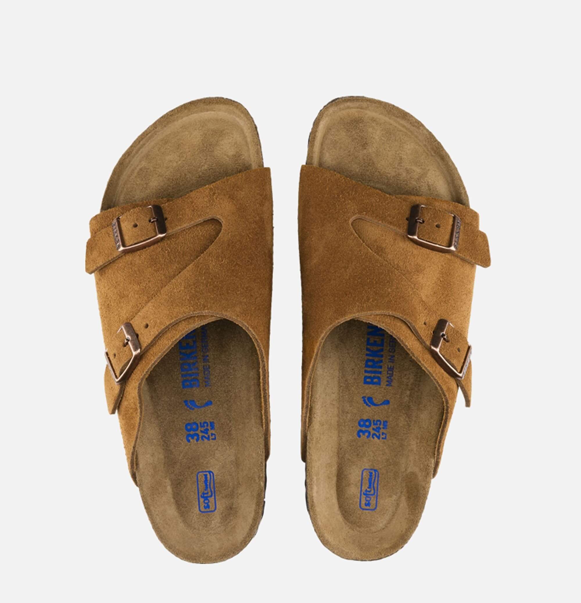 Zurich Sandals Mink Suede