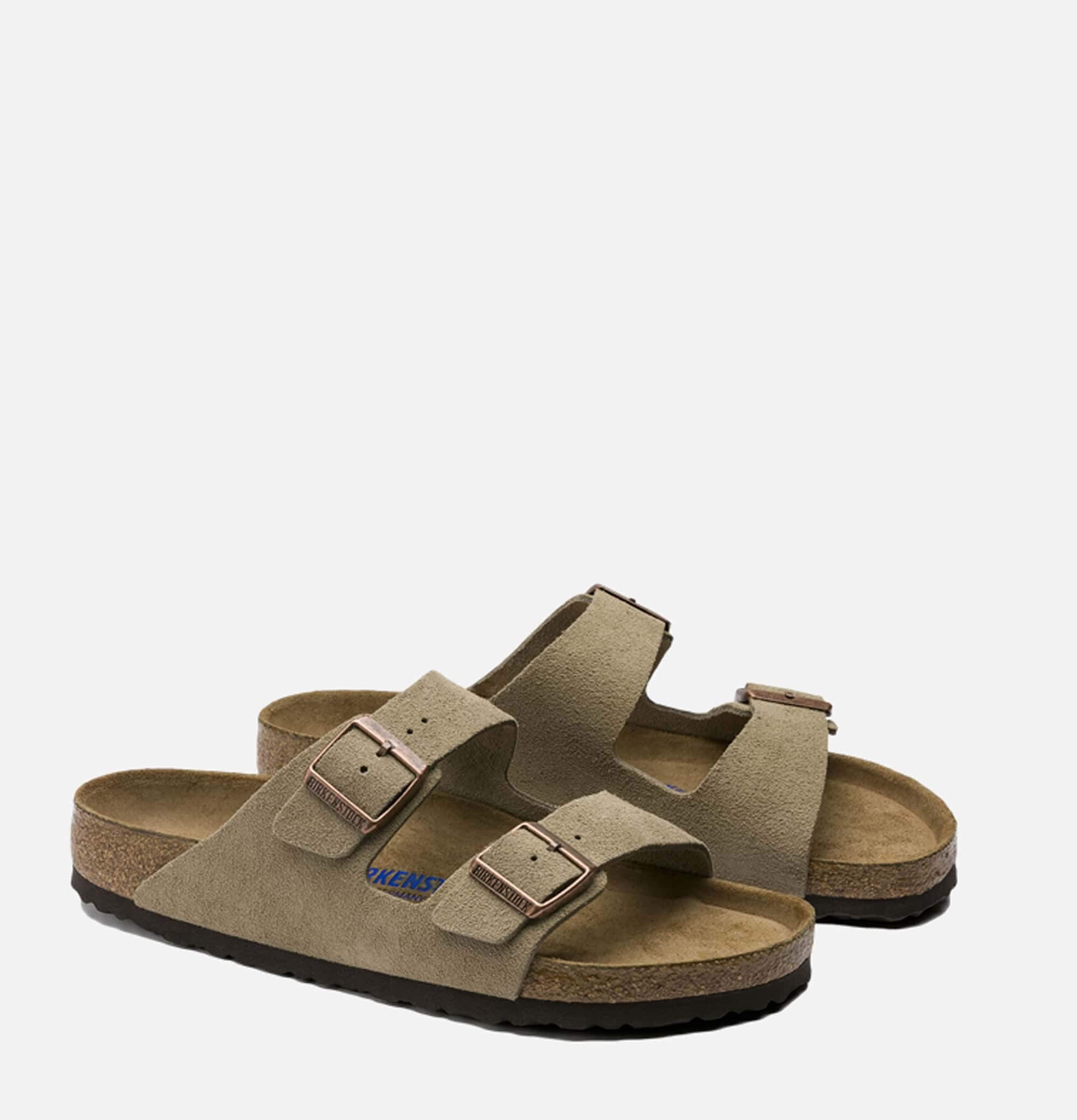 Arizona Sandals Taupe Soft Footbed