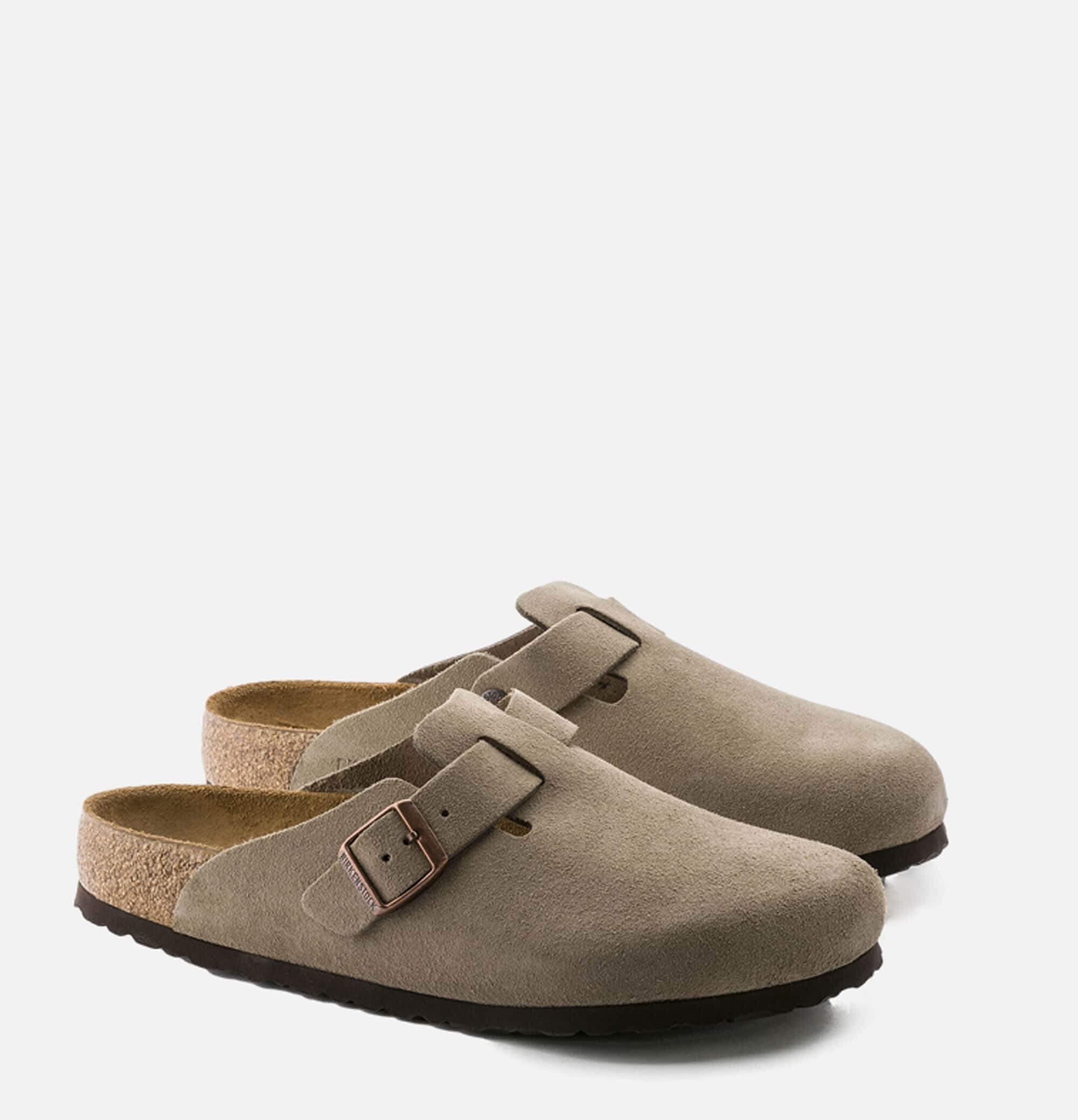 Boston Sandales Taupe Soft Footbed