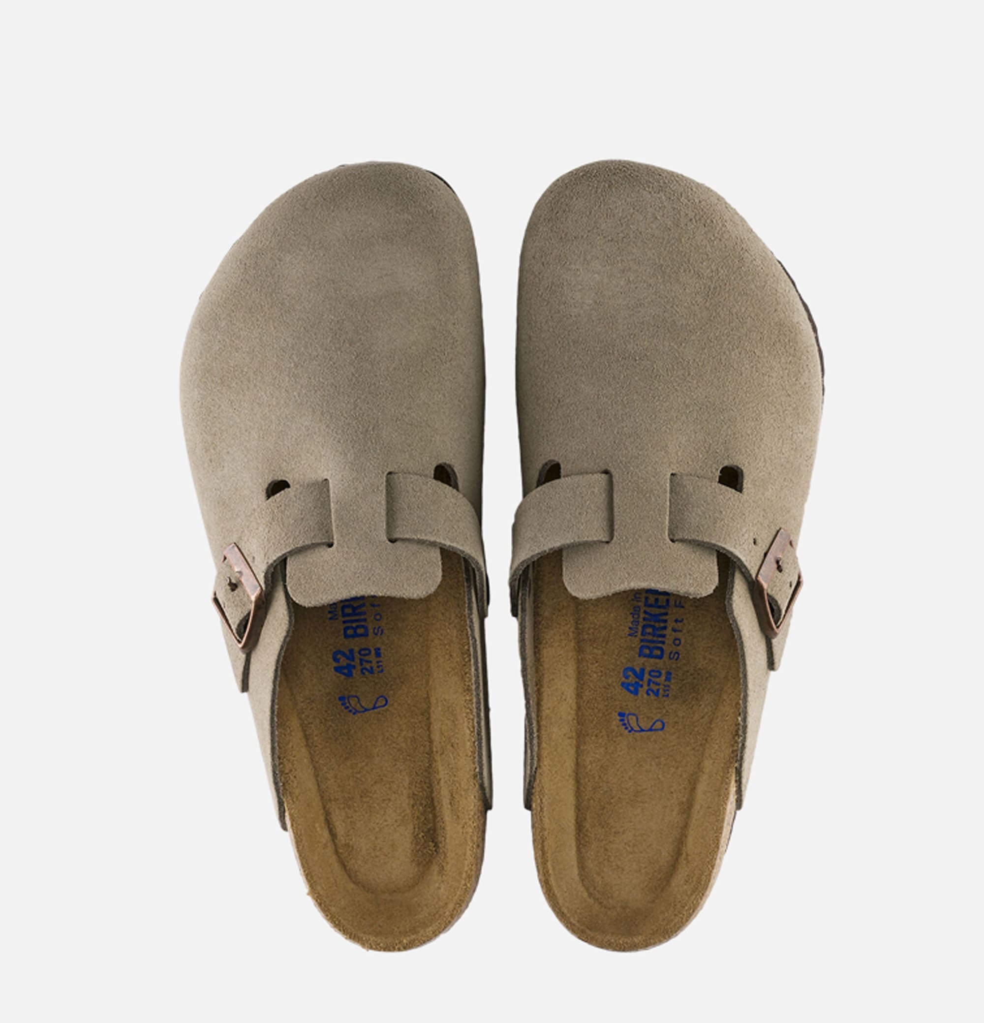 Boston Sandales Taupe Soft Footbed