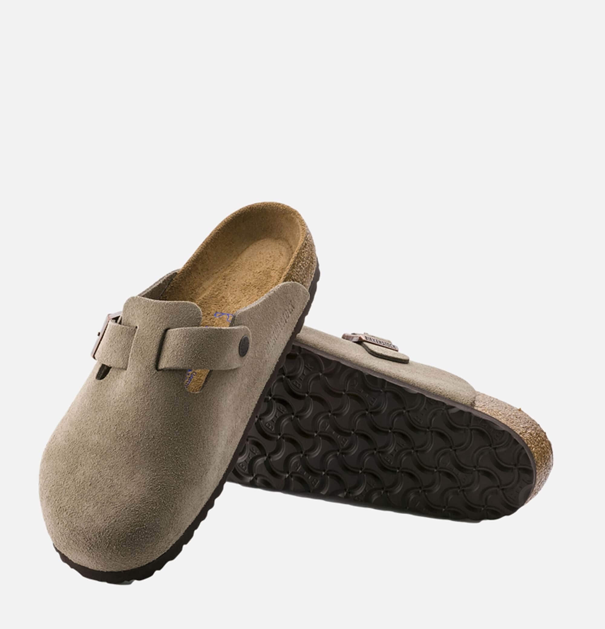 Boston Sandales Taupe Soft Footbed