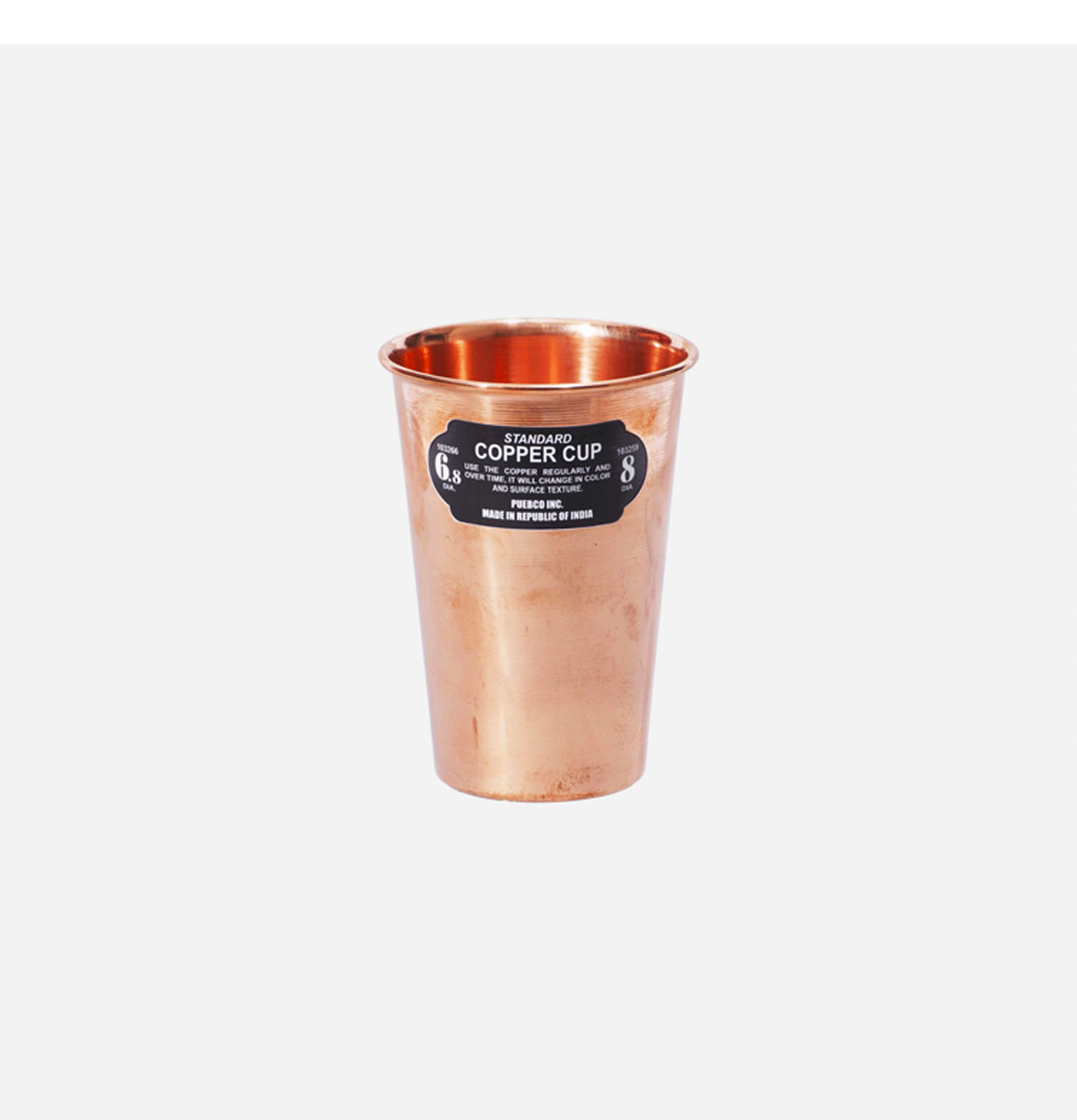 Copper Cup Stackable