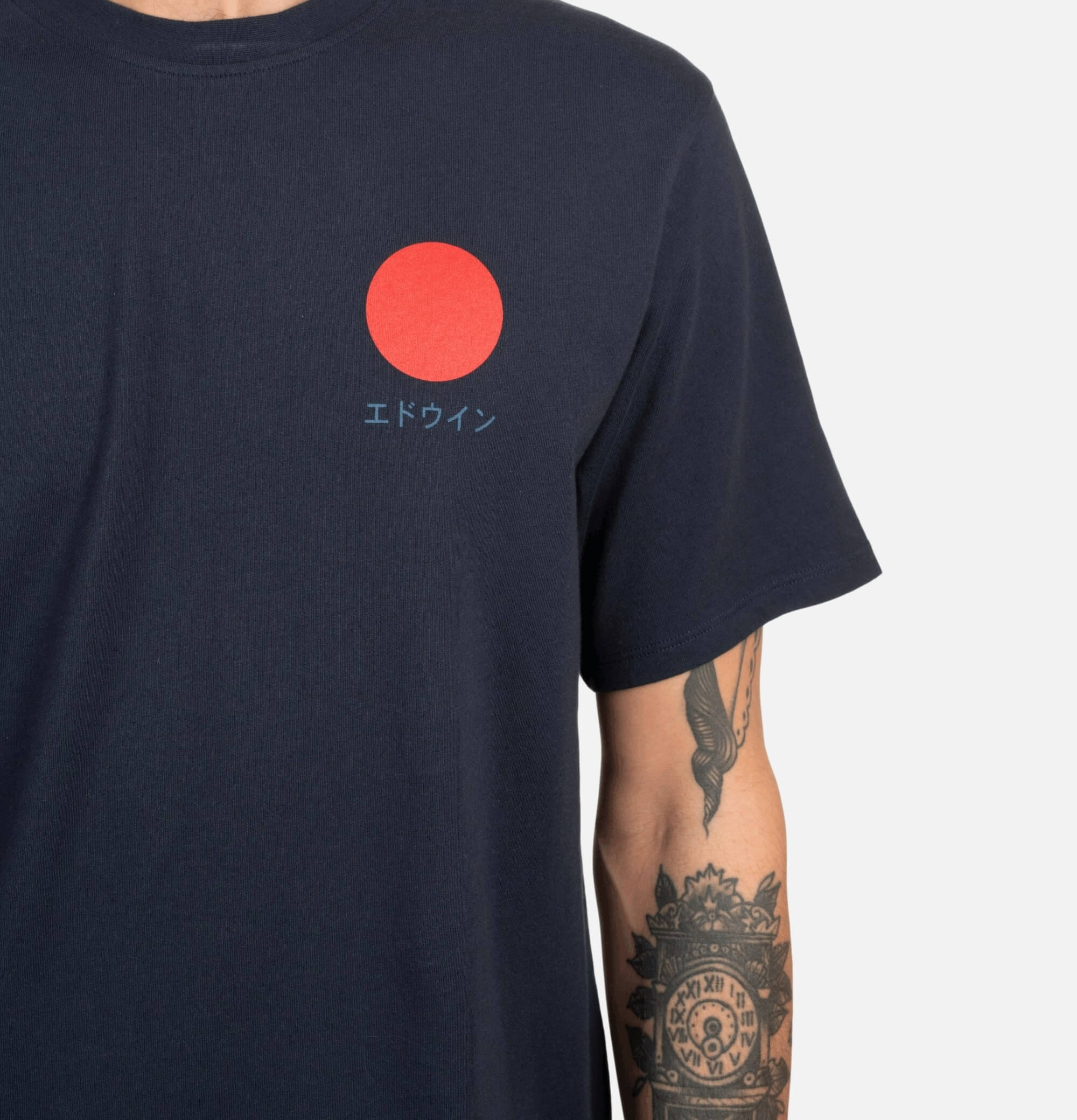 Japanese Sun Tee Shirt Navy