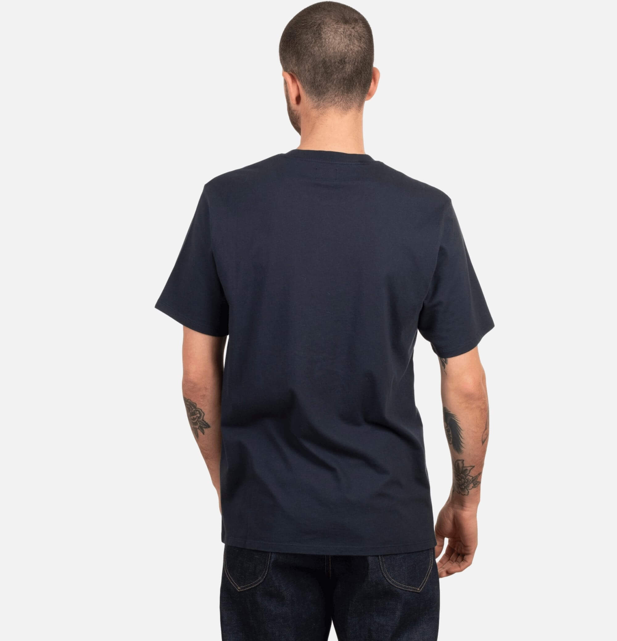 Japanese Sun Tee Shirt Navy