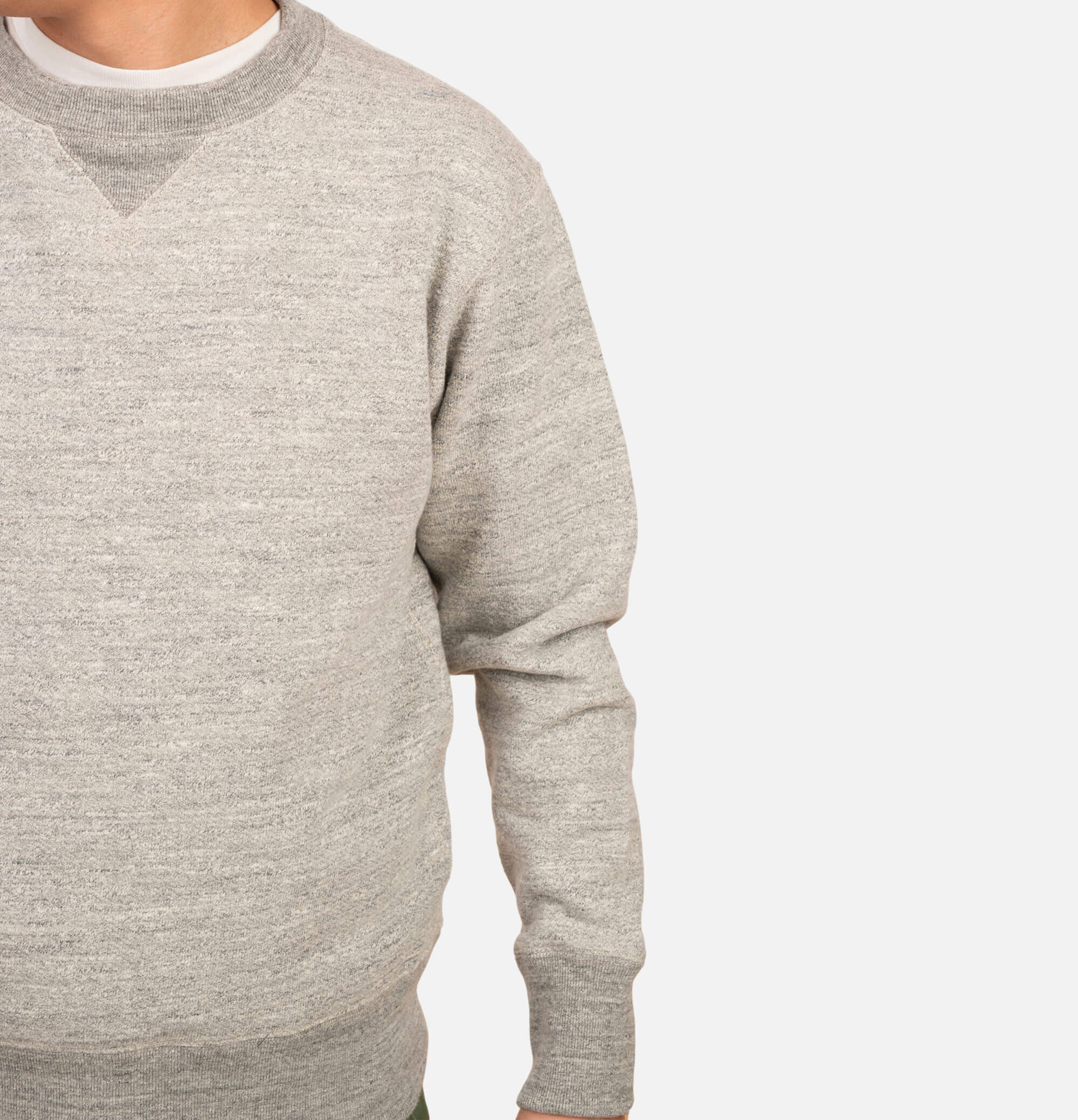 Jackman Crewneck Sweater Heather Grey 