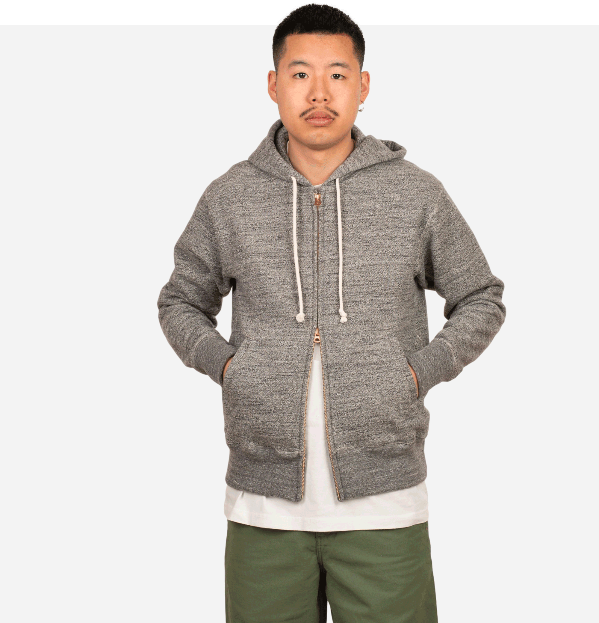 Jackman Parka Sweatshirt Charcoal 