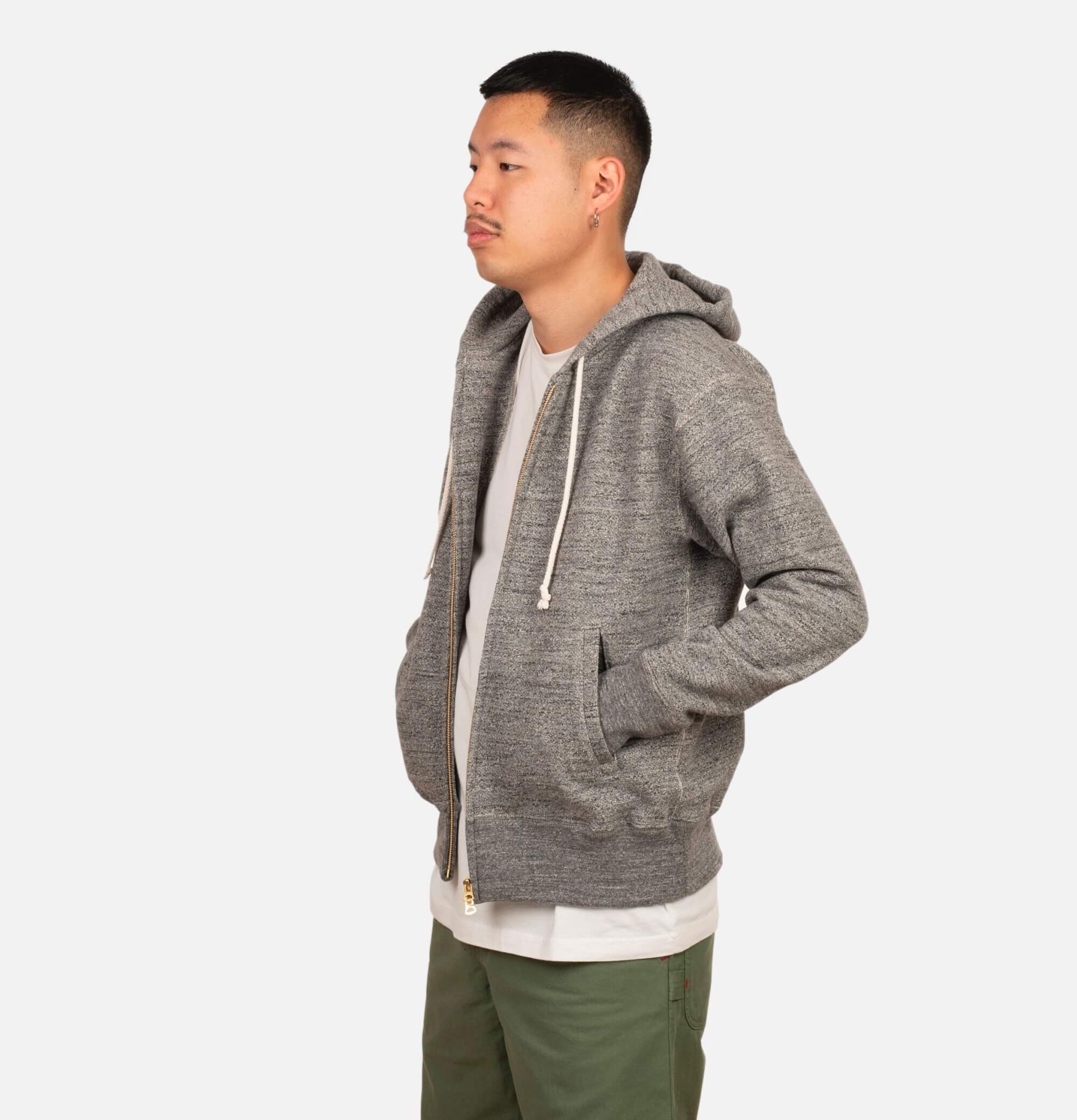 Jackman Parka Sweatshirt Charcoal 