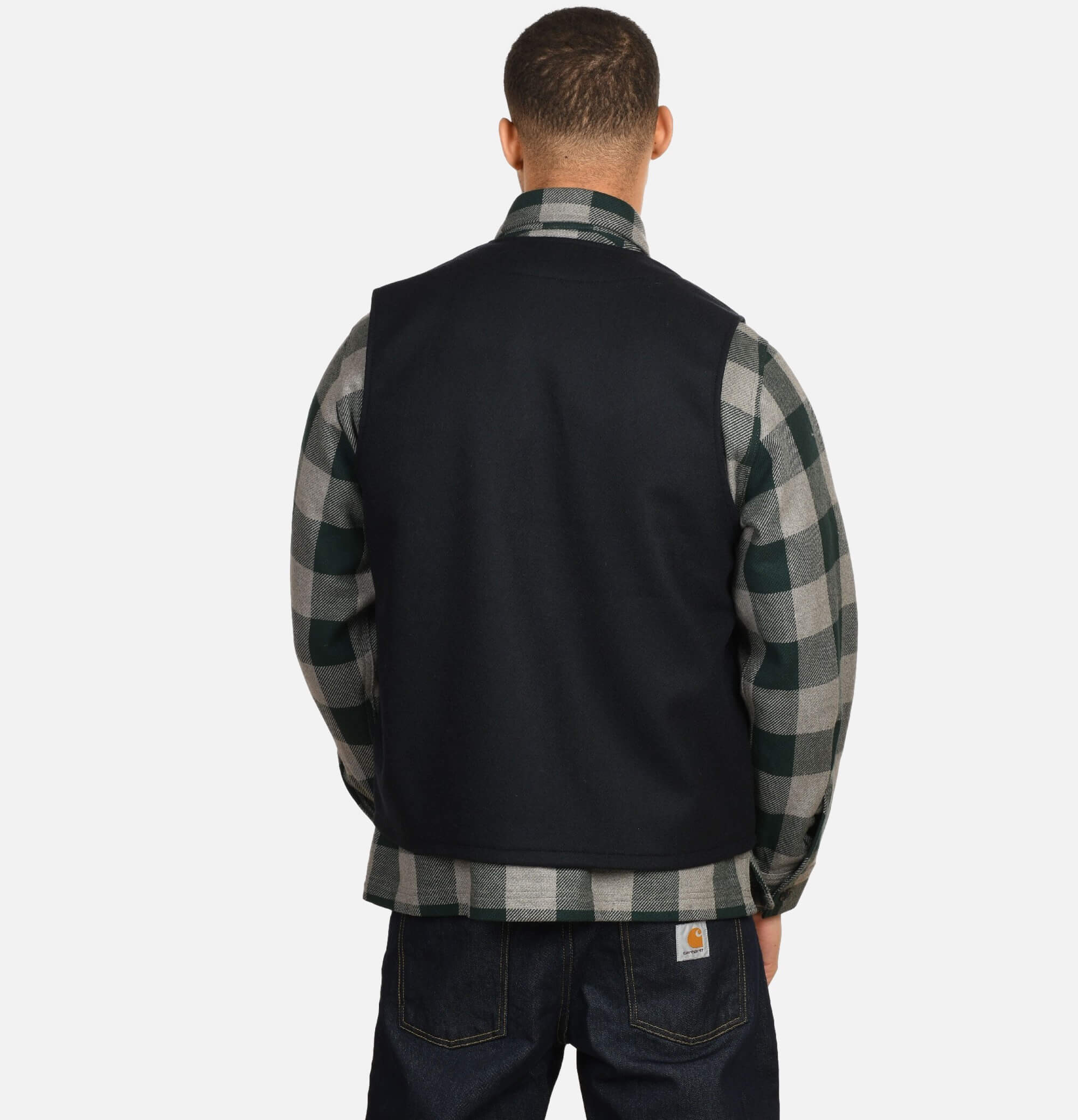 Mackinaw Wool Vest Charcoal