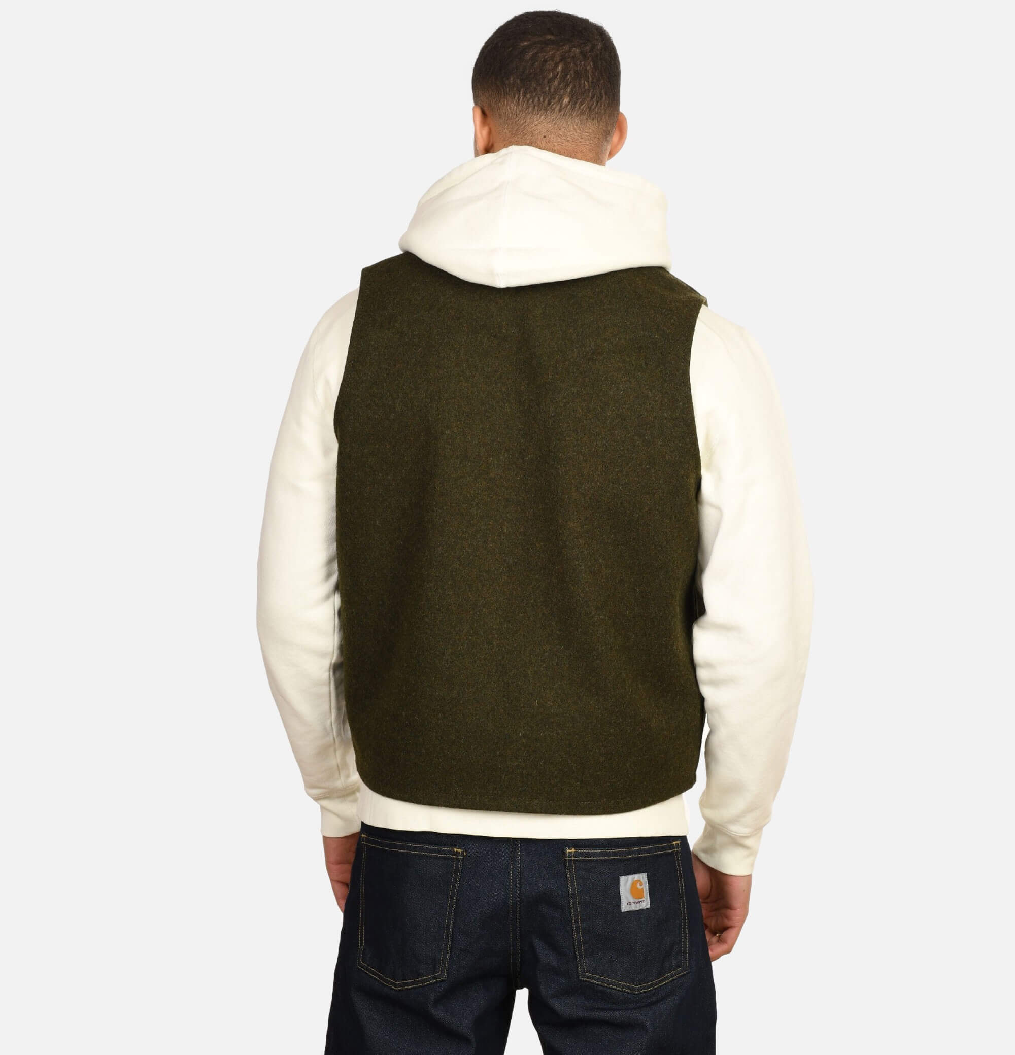 Mackinaw Wool Vest Forest Green