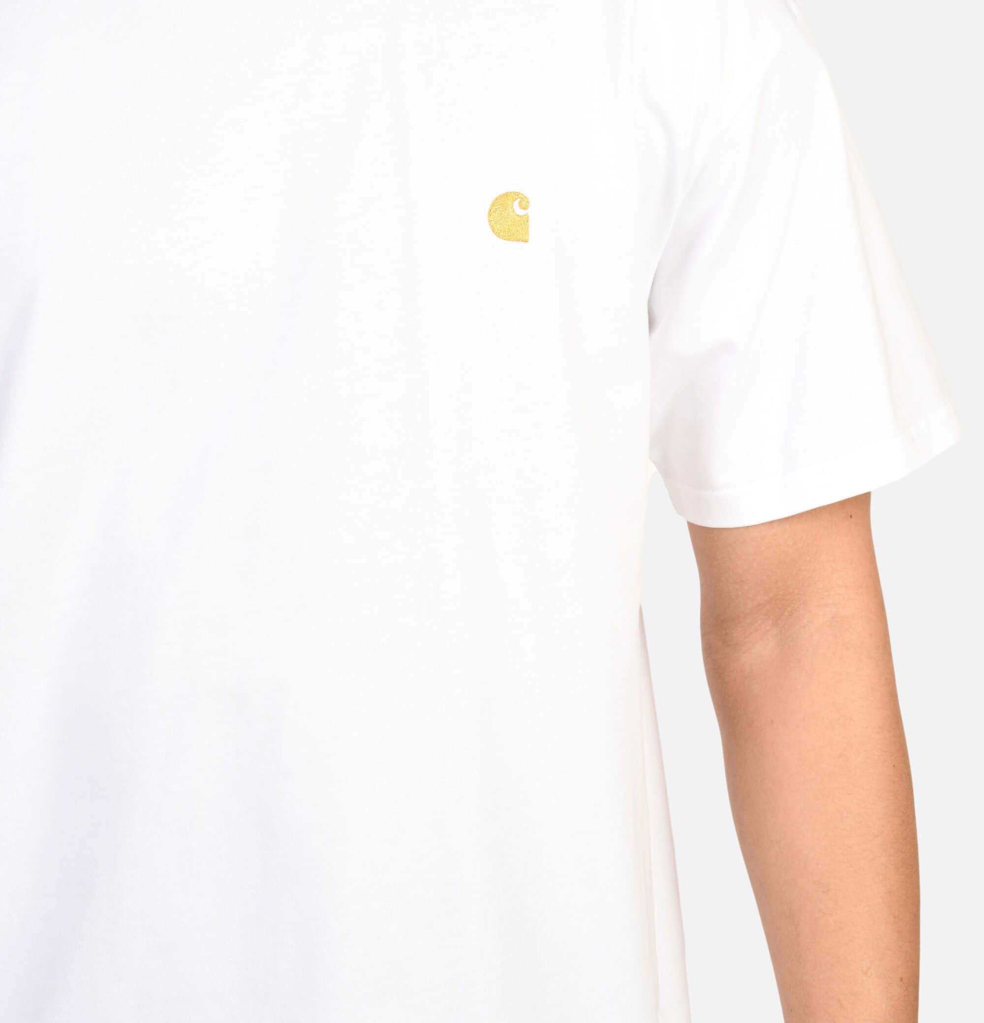 Carhartt WIP T-shirt Chase Blanc