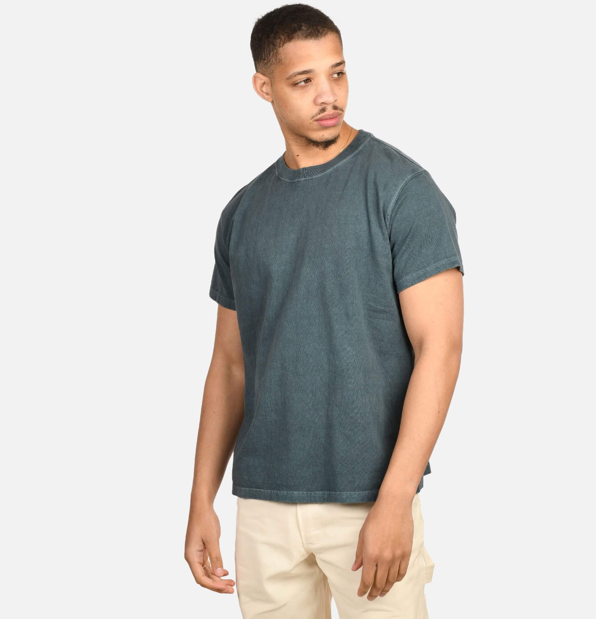 Good On Japan Crew Tee Slate Gris