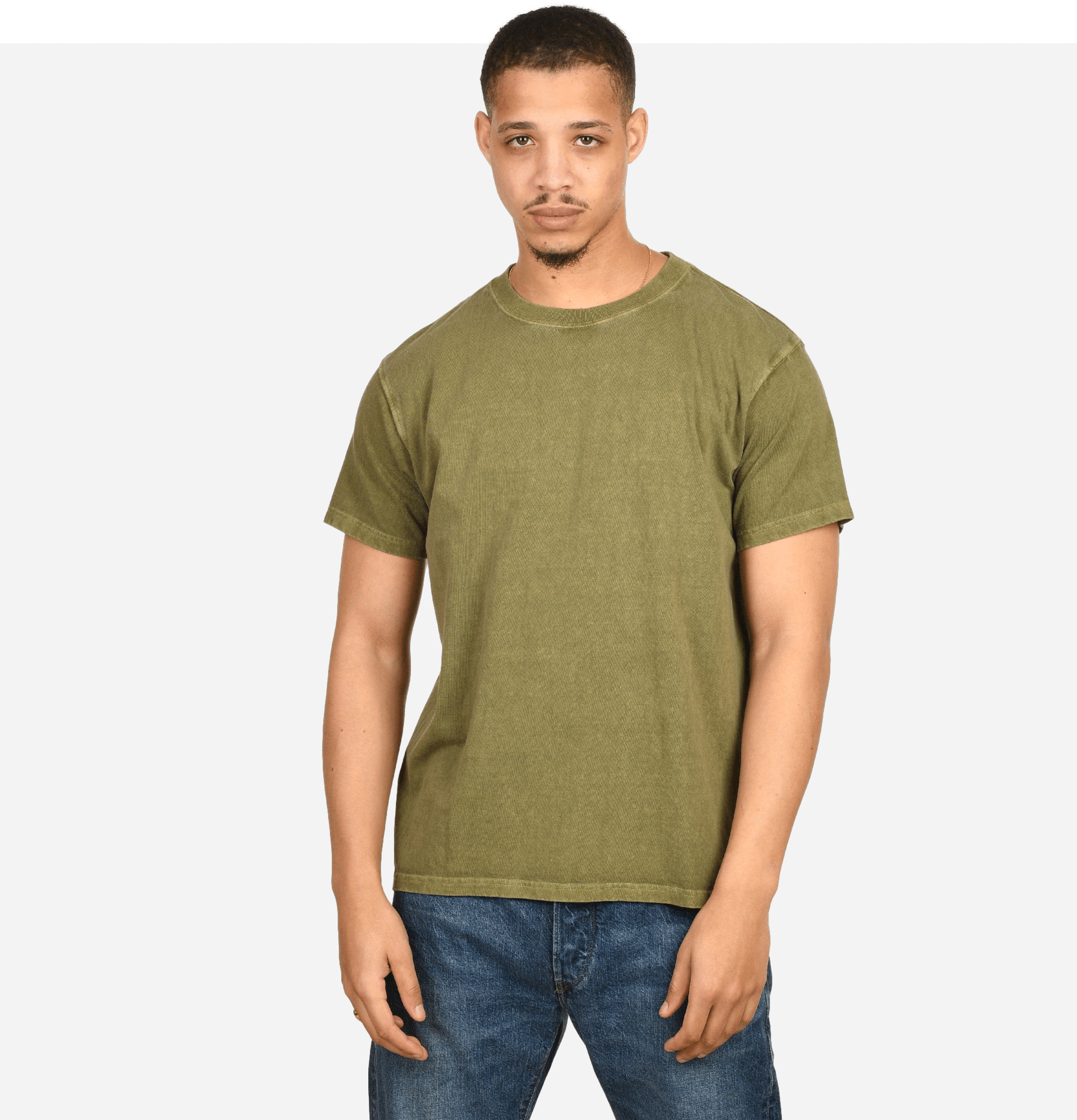 Good On Japan Crew Tee Sage