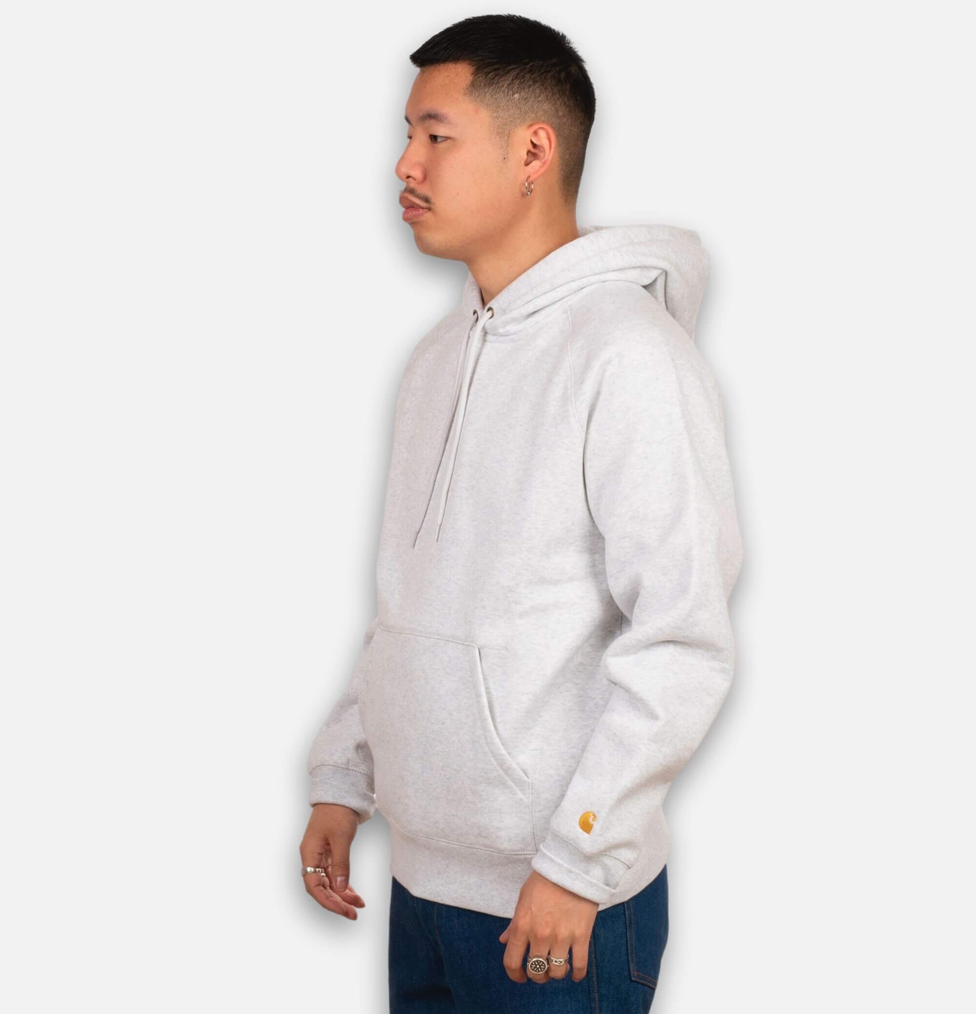 Sweat Carhartt Hooded Chase Heather Grey