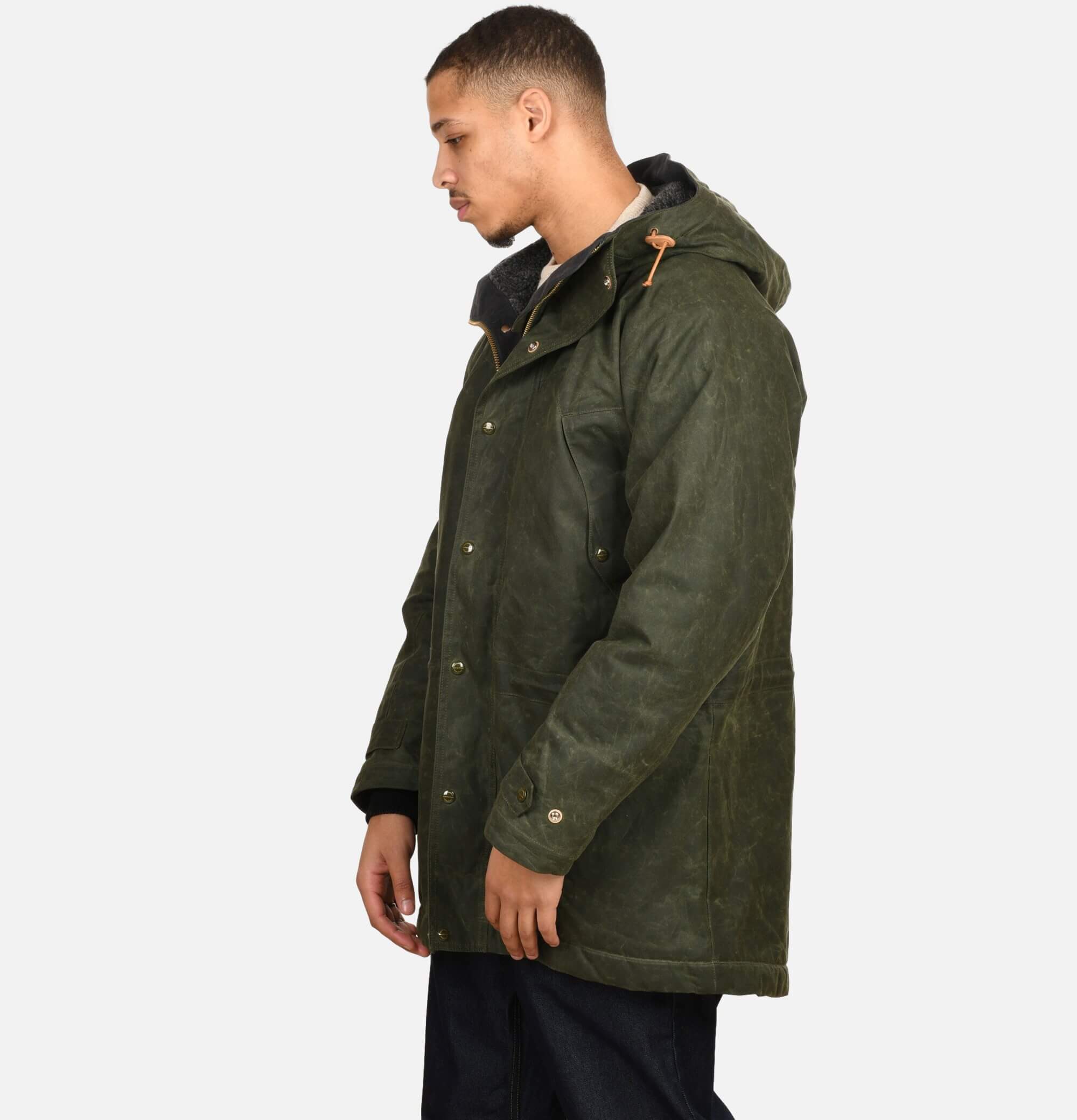 Manifattura Ceccarelli Long Moutain Parka Wax Green