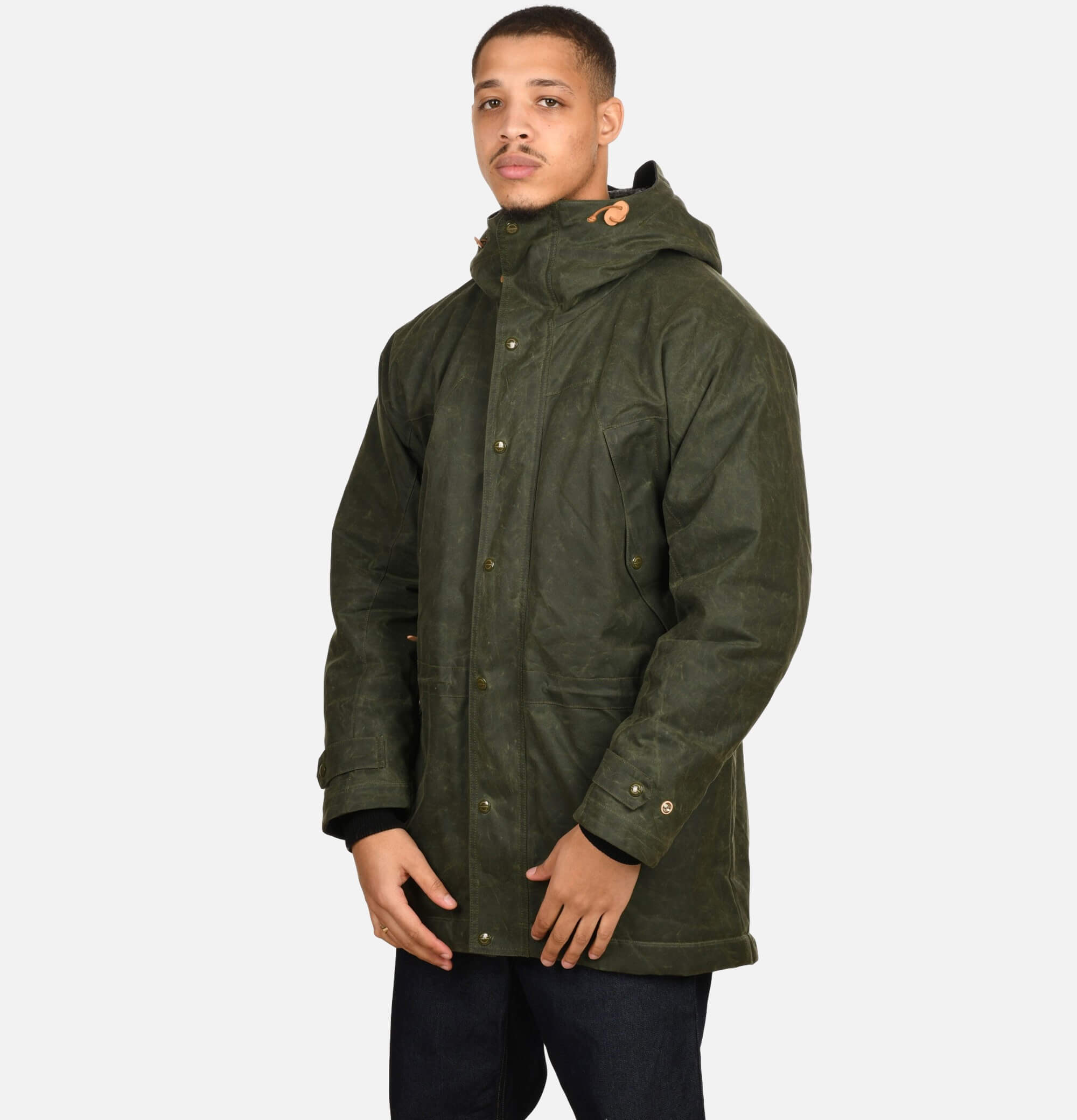 Manifattura Ceccarelli Long Moutain Parka Wax Green