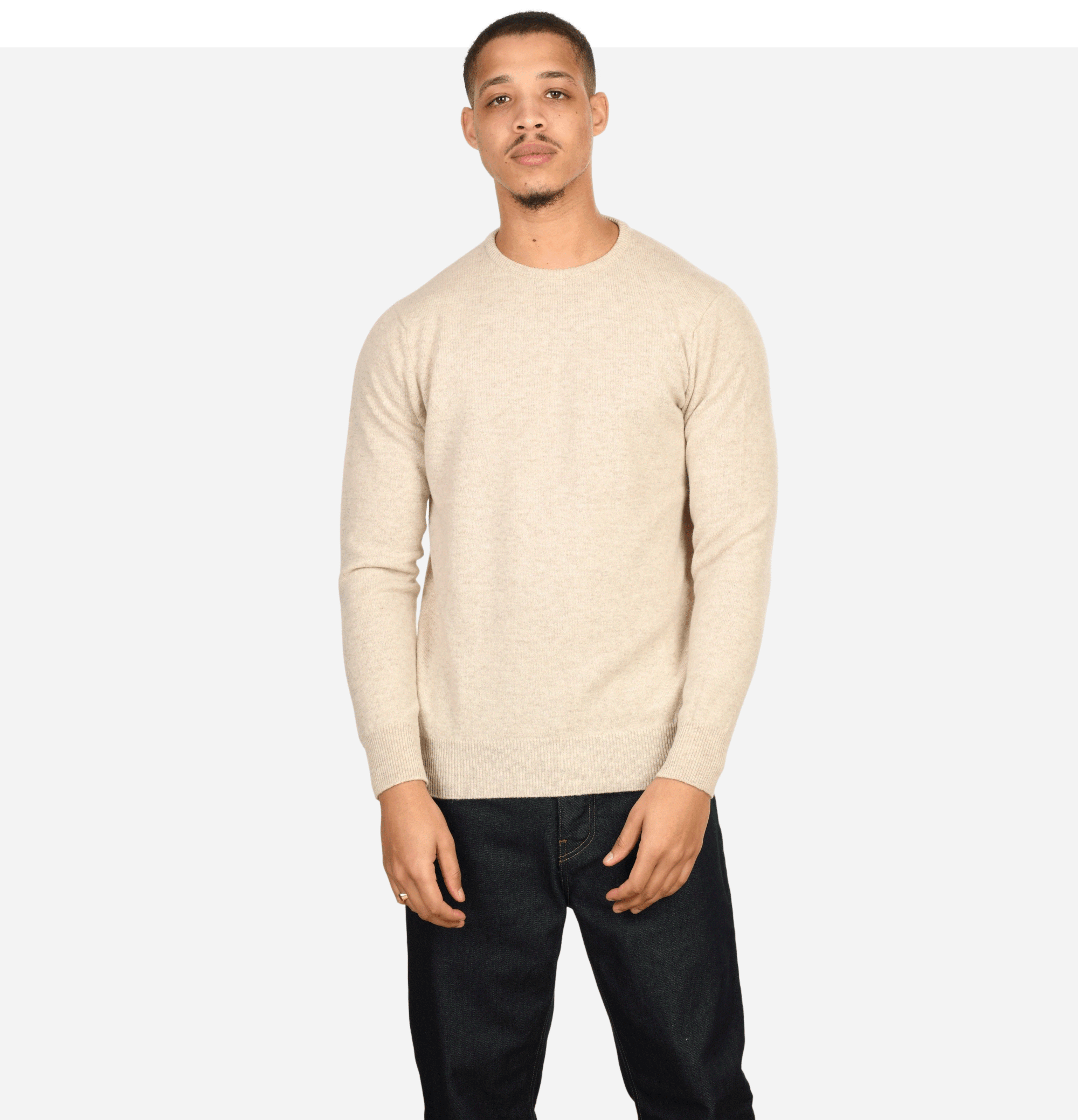 WIlliam Lockie Crew Neck Knit Linen