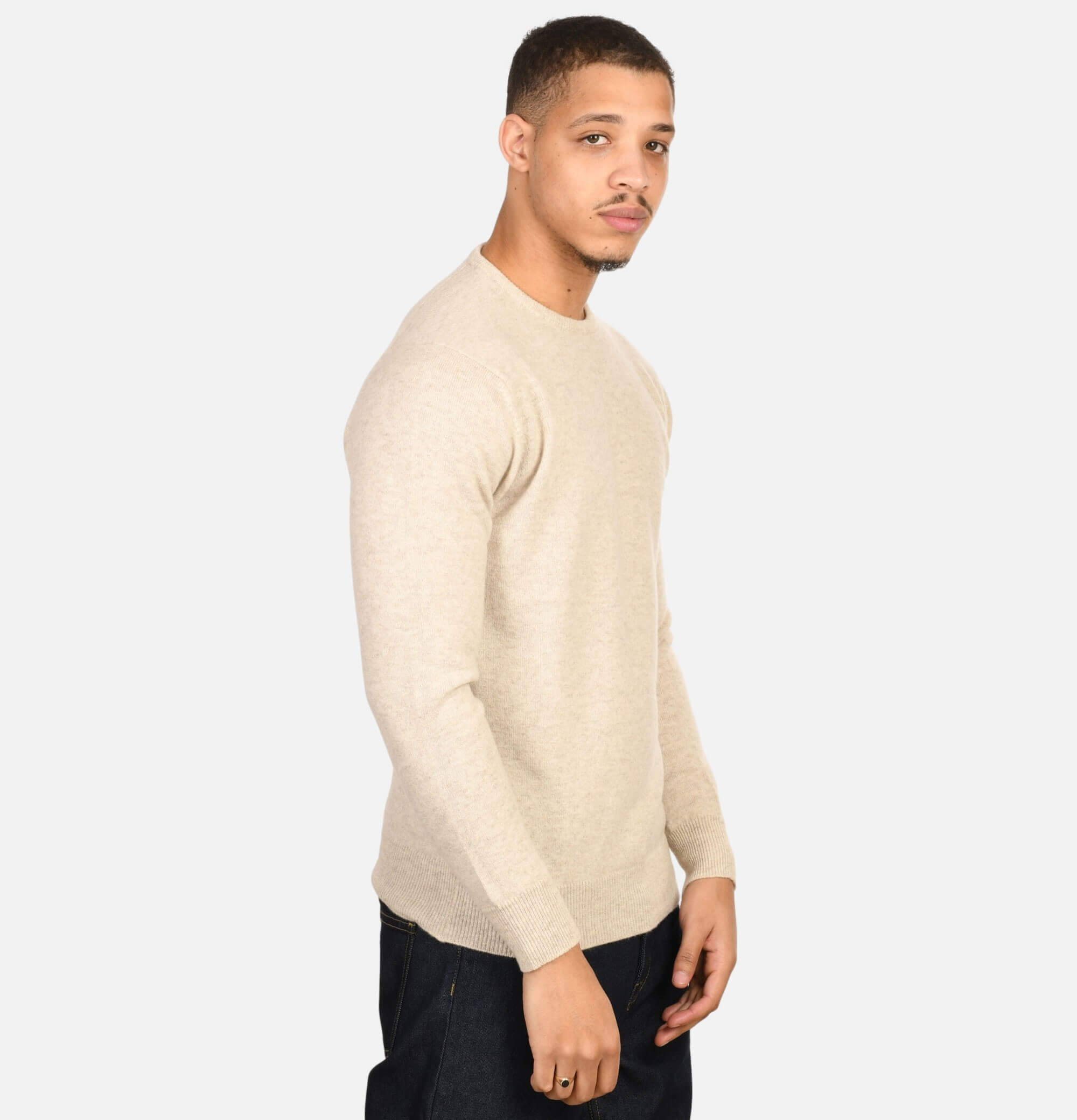 WIlliam Lockie Crew Neck Knit Linen