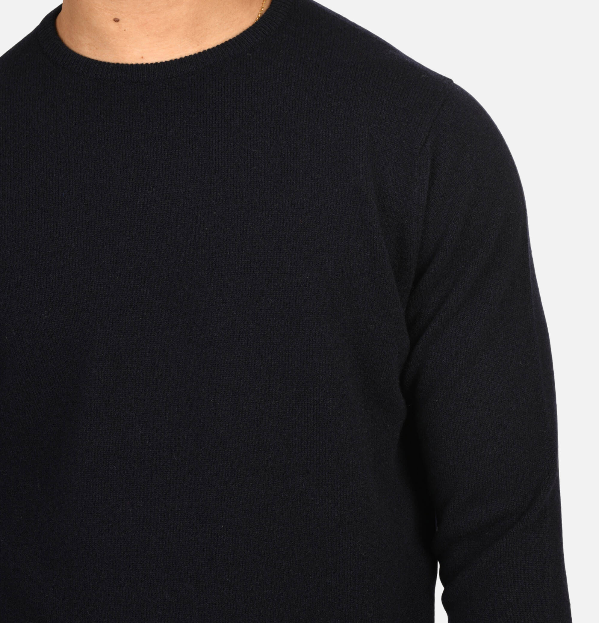 Pull Col Rond Navy