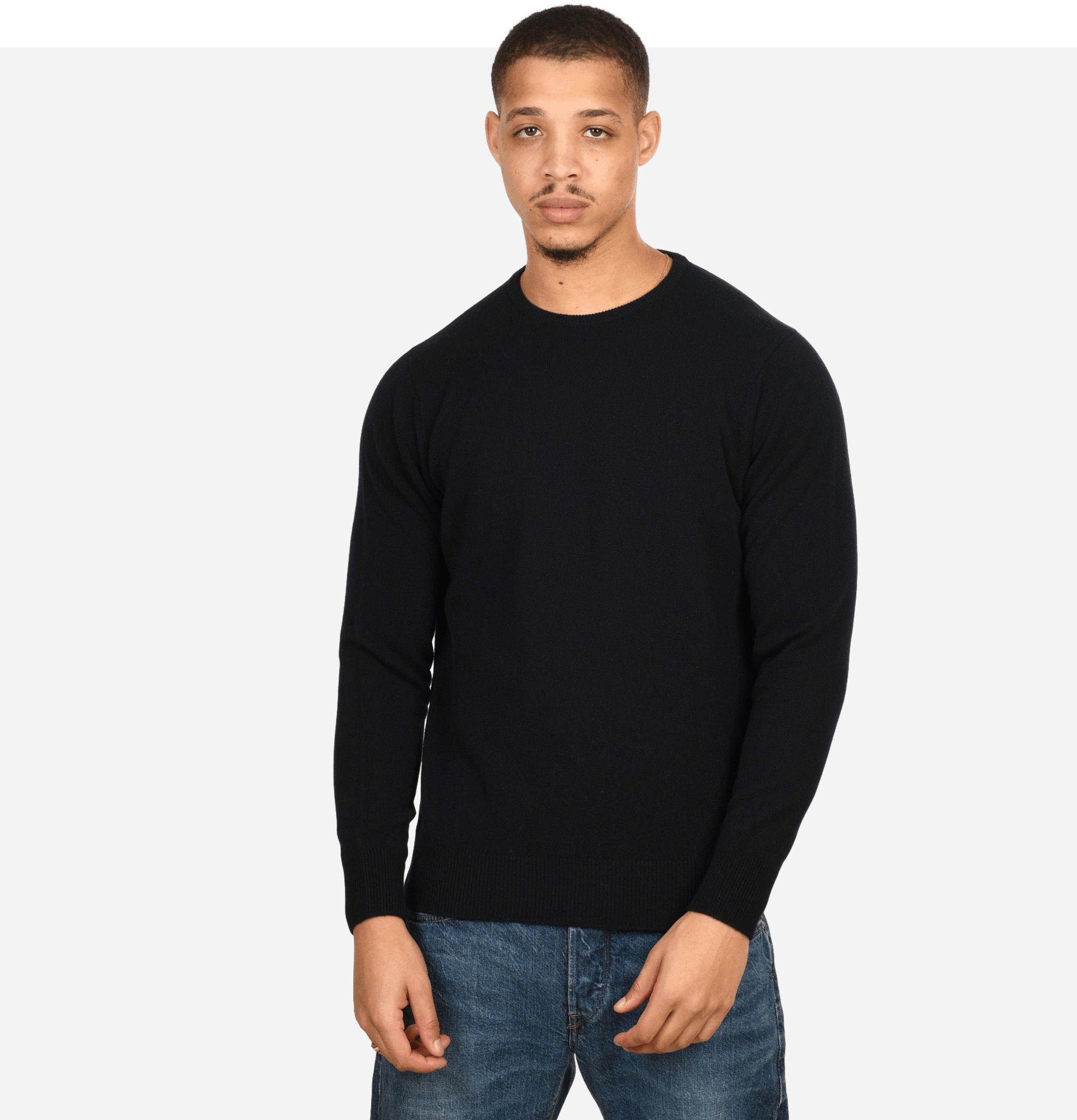 WIlliam Lockie Crew Neck Knit Navy