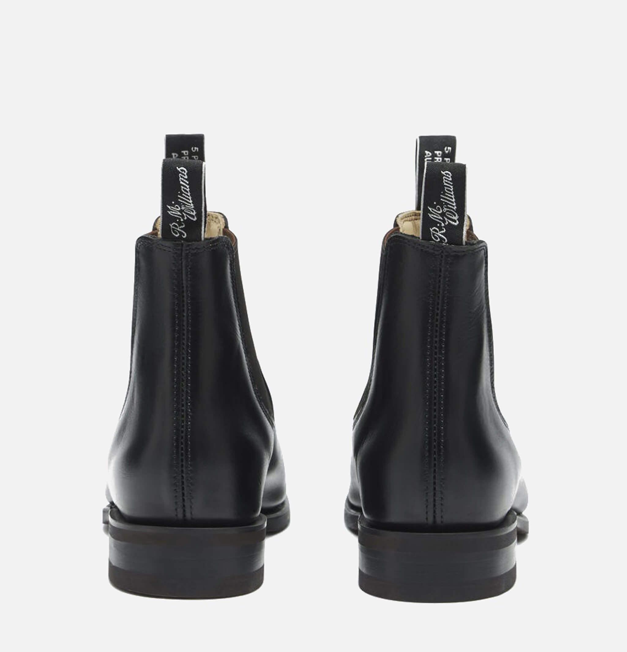 R.M. Williams Classic Crafstman Boots Black Leather