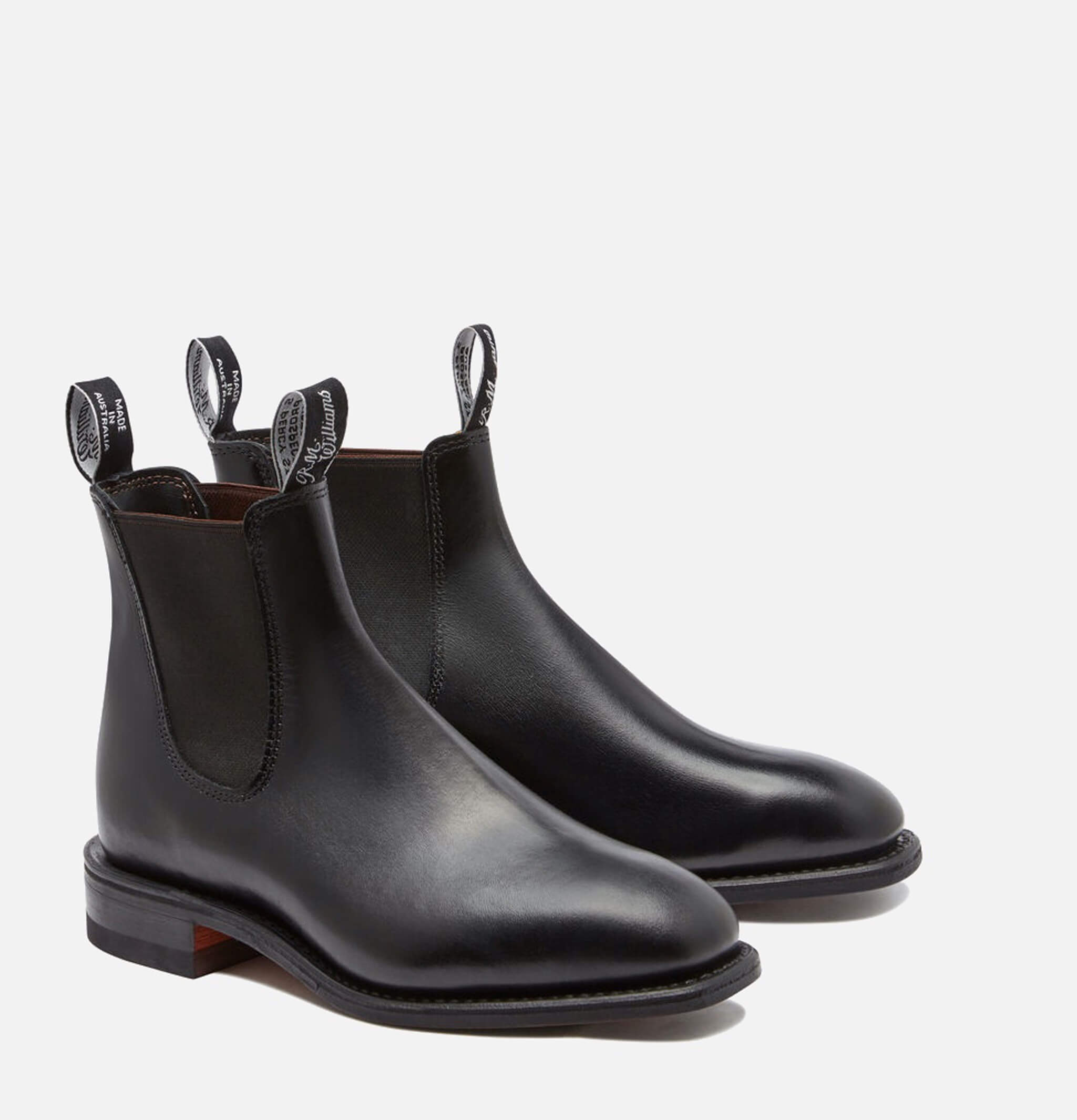 R.M. Williams Classic Crafstman Boots Black Leather