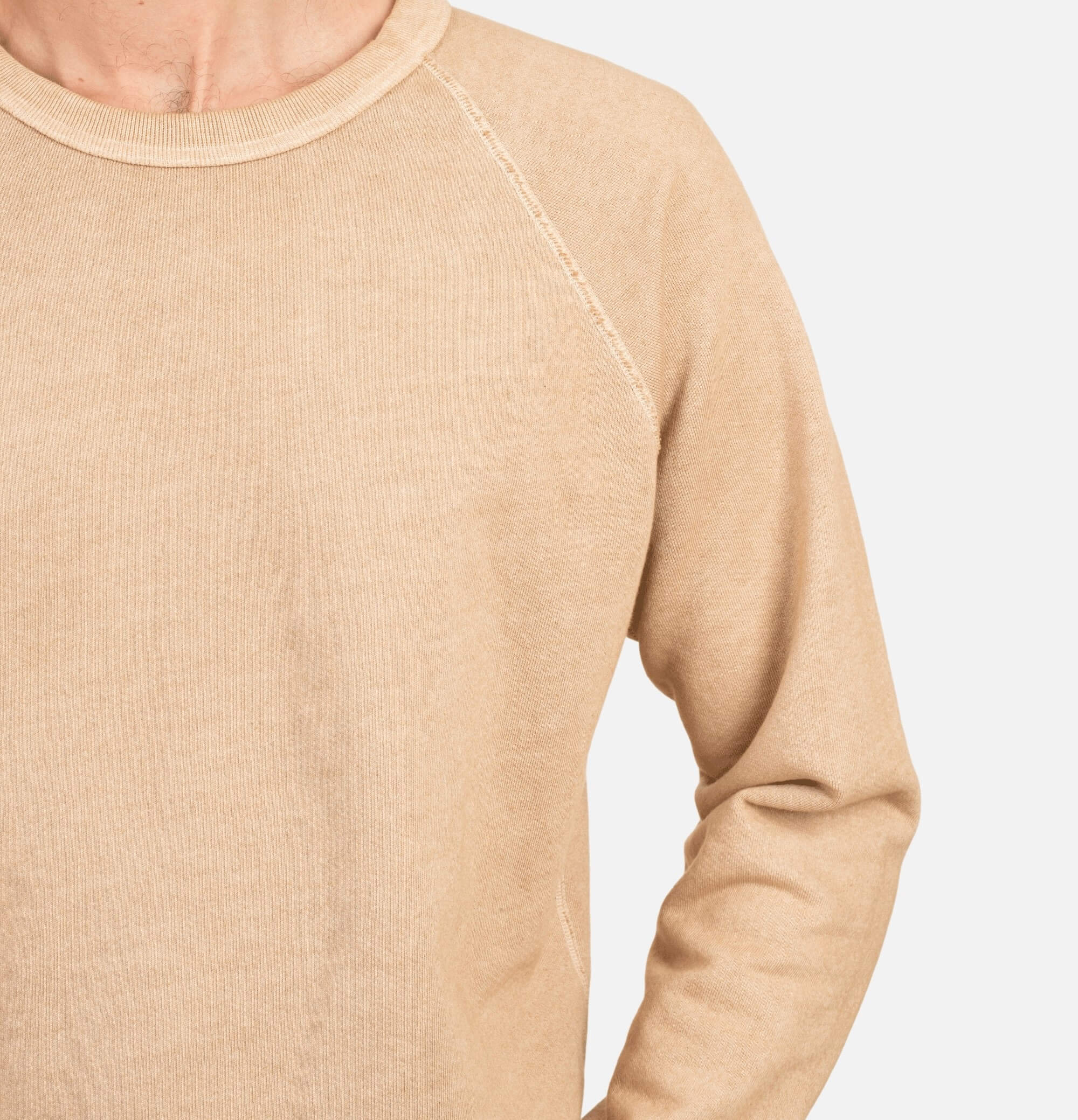 Crew Neck Sweat Latte