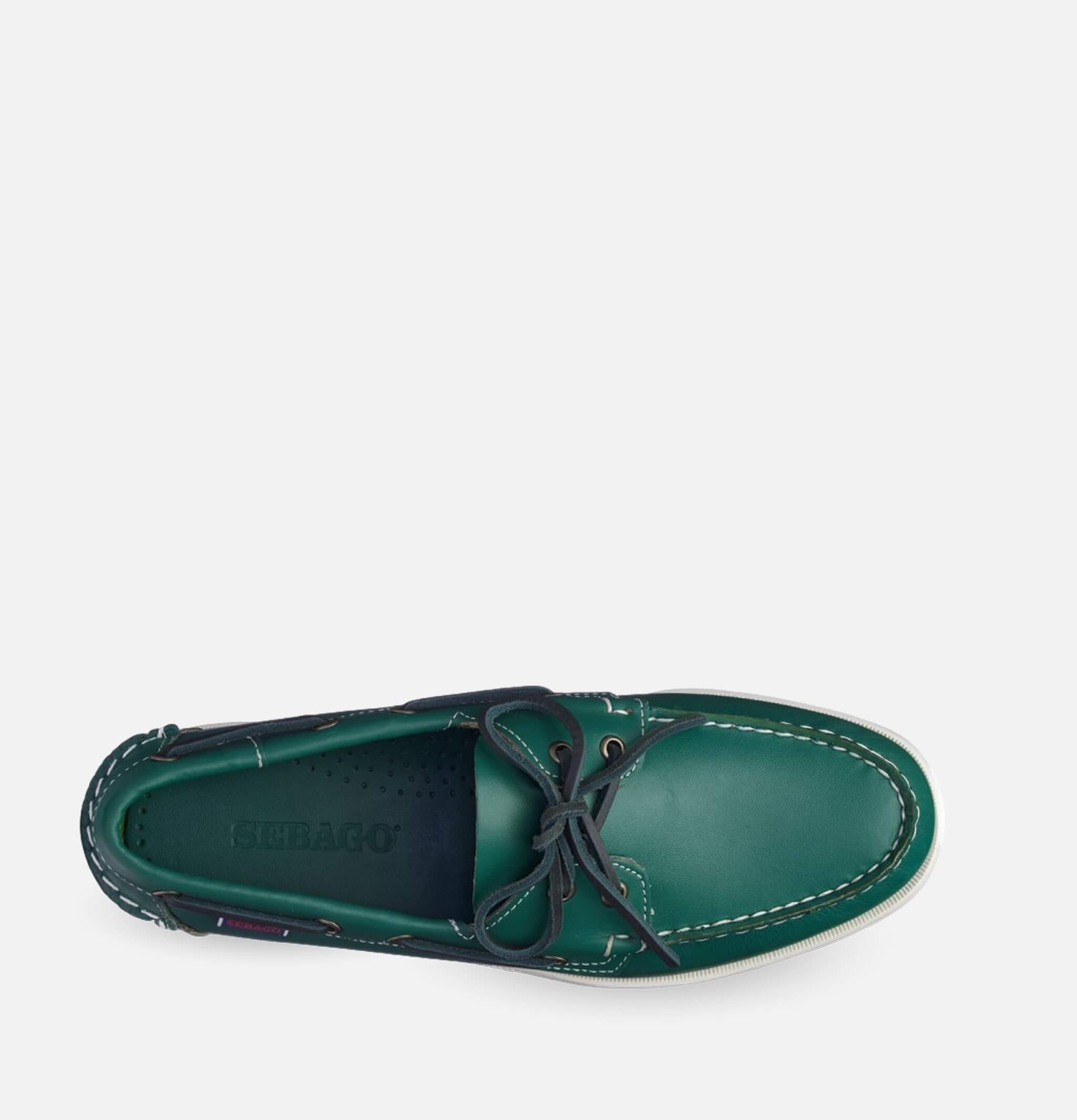 Chaussures Sebago Docksides Vert