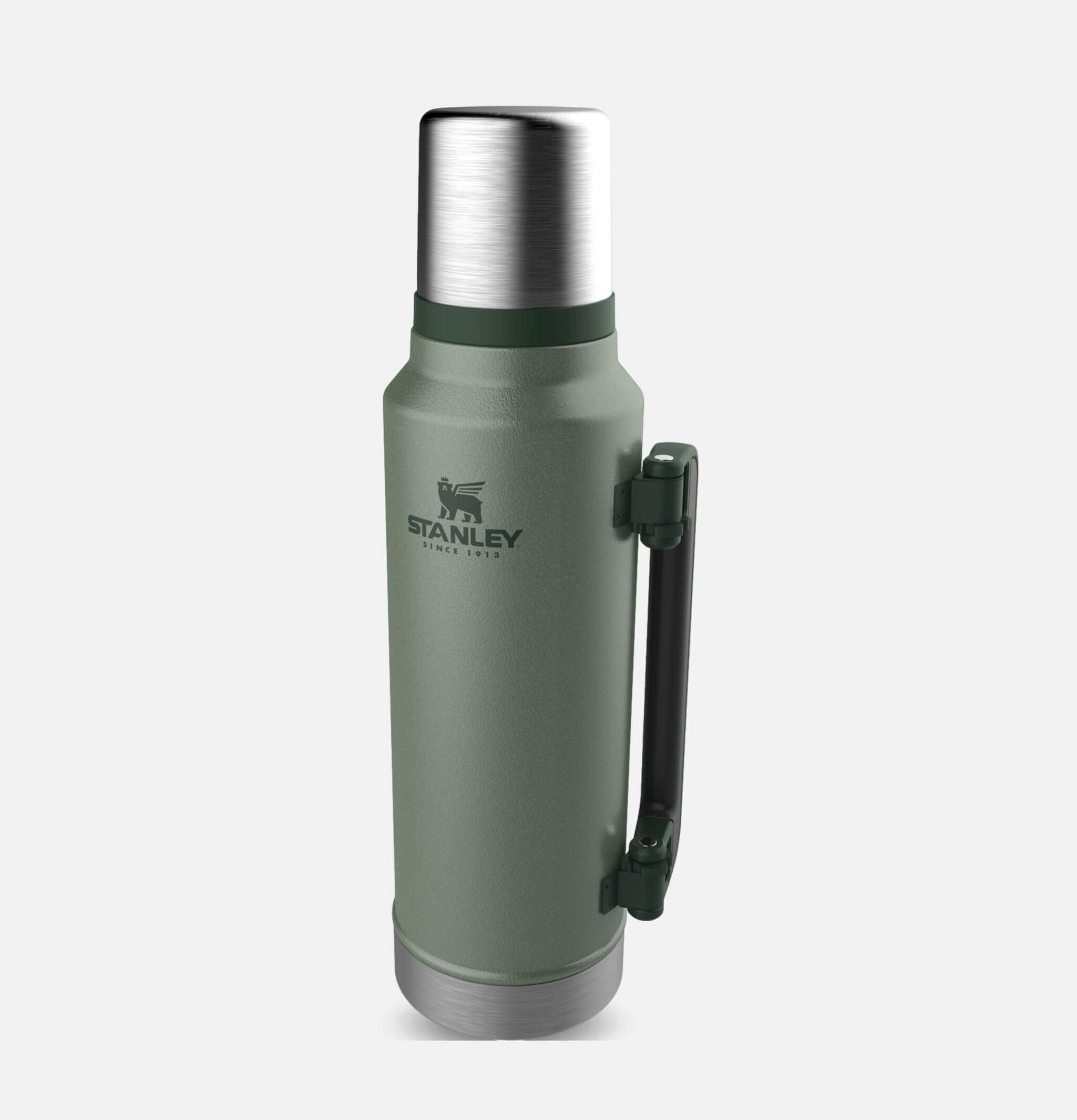 Classic Legendary Bottle 1L Hammertone green