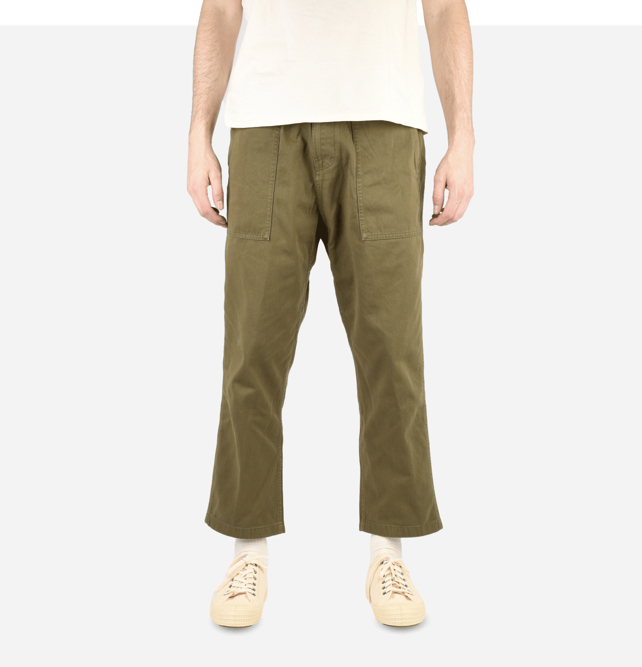 Loose Tapered Pant Olive