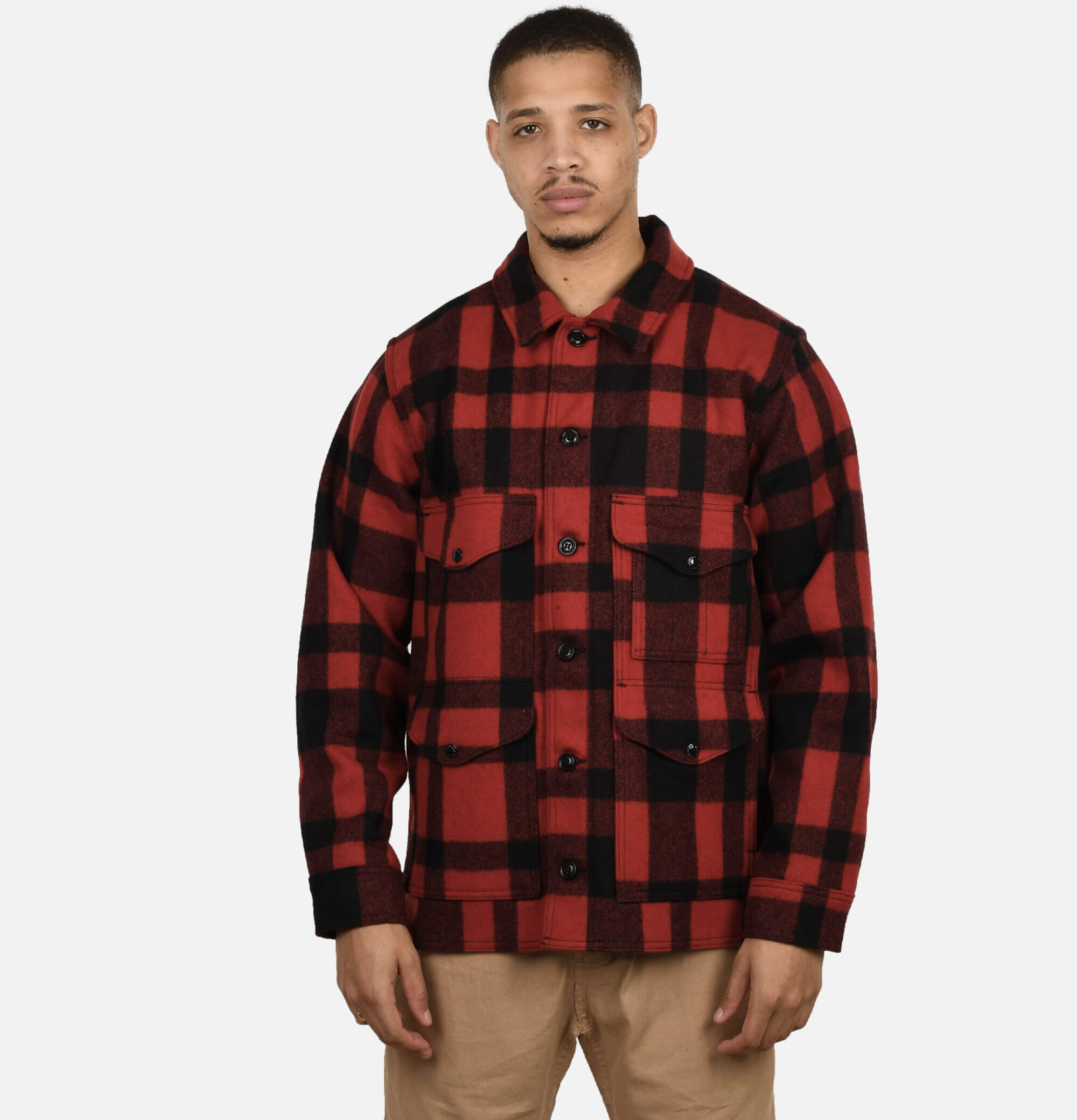 Filson Mackinaw Cruiser Red Black