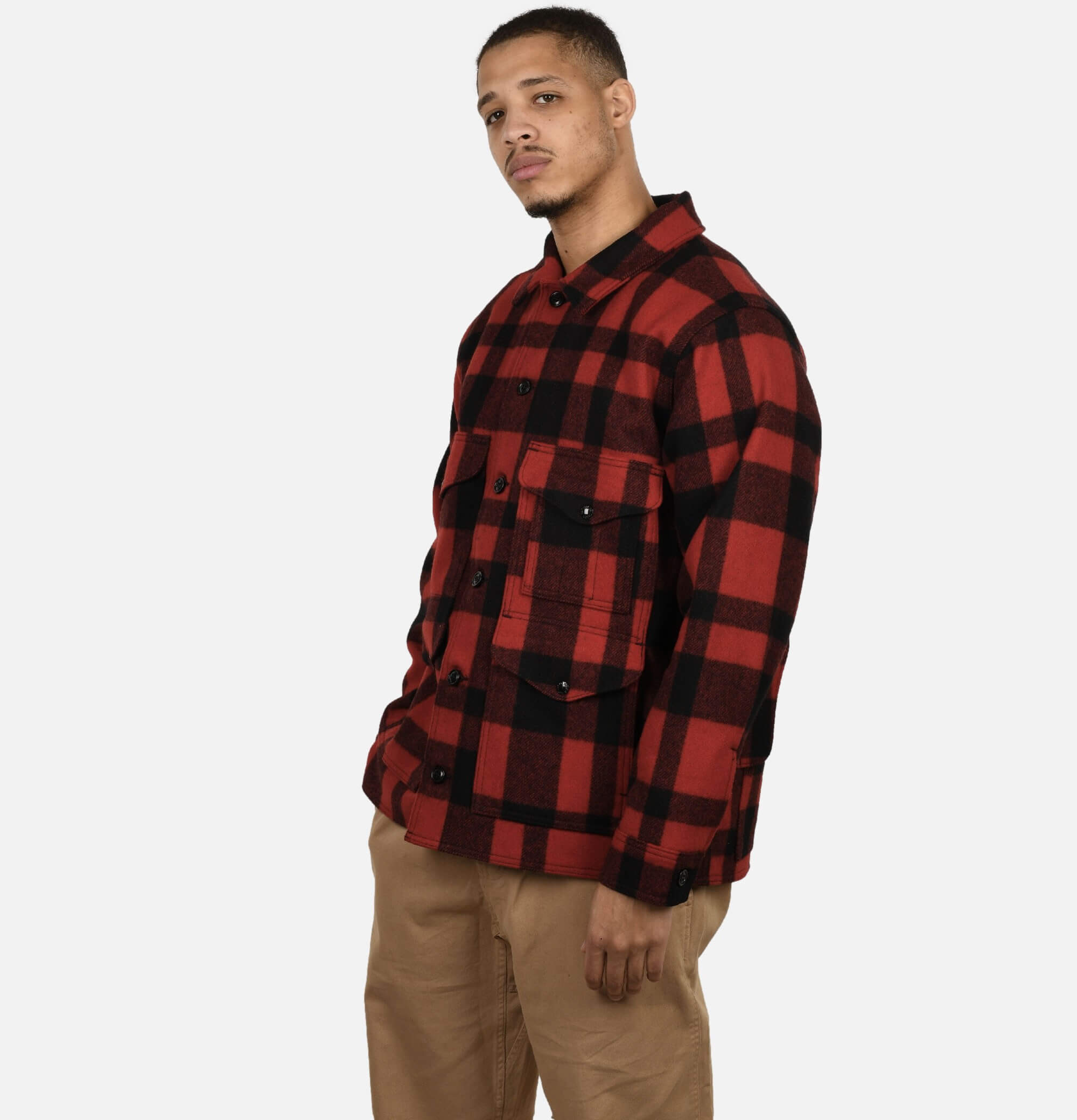 Filson Mackinaw Cruiser Red Black