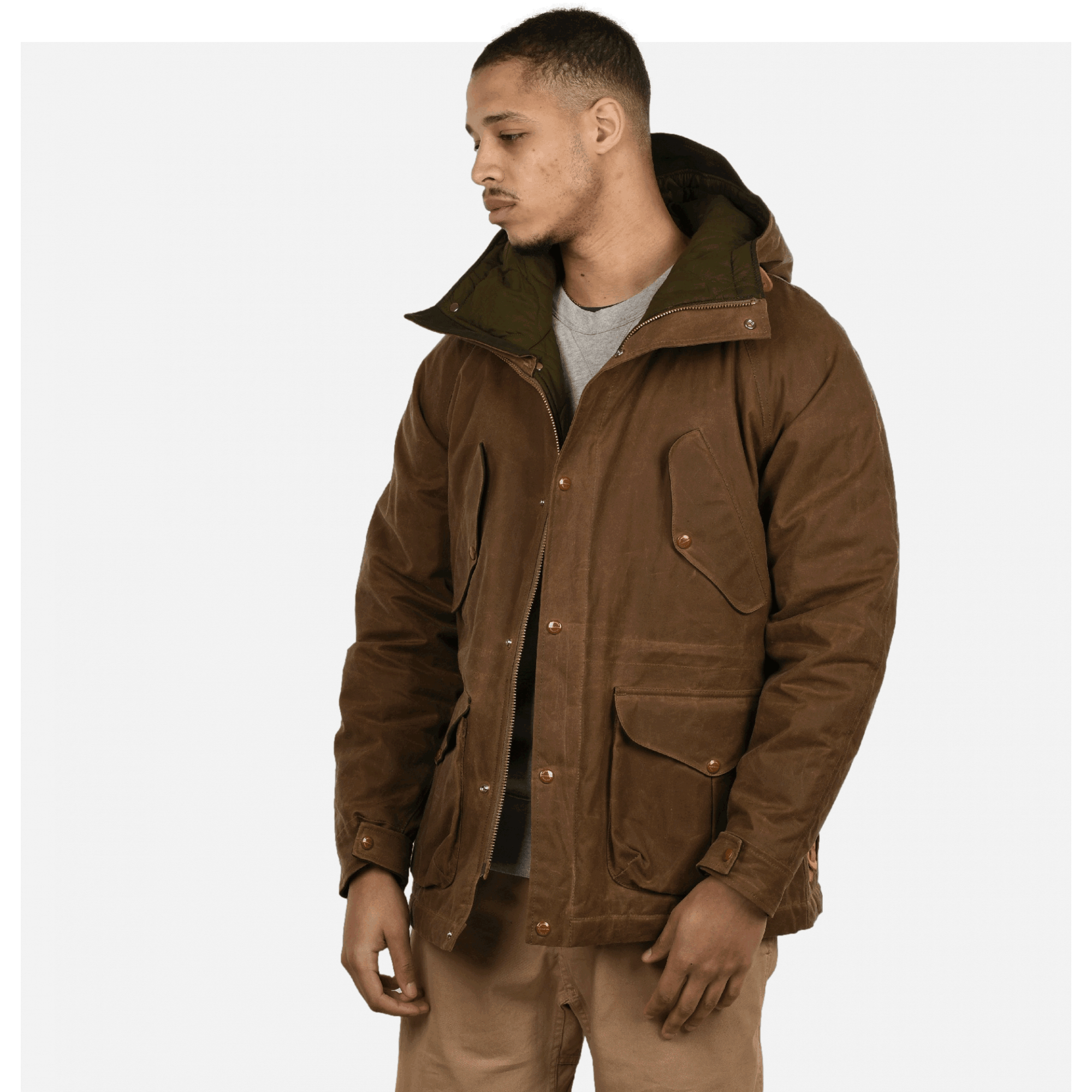 tan parka