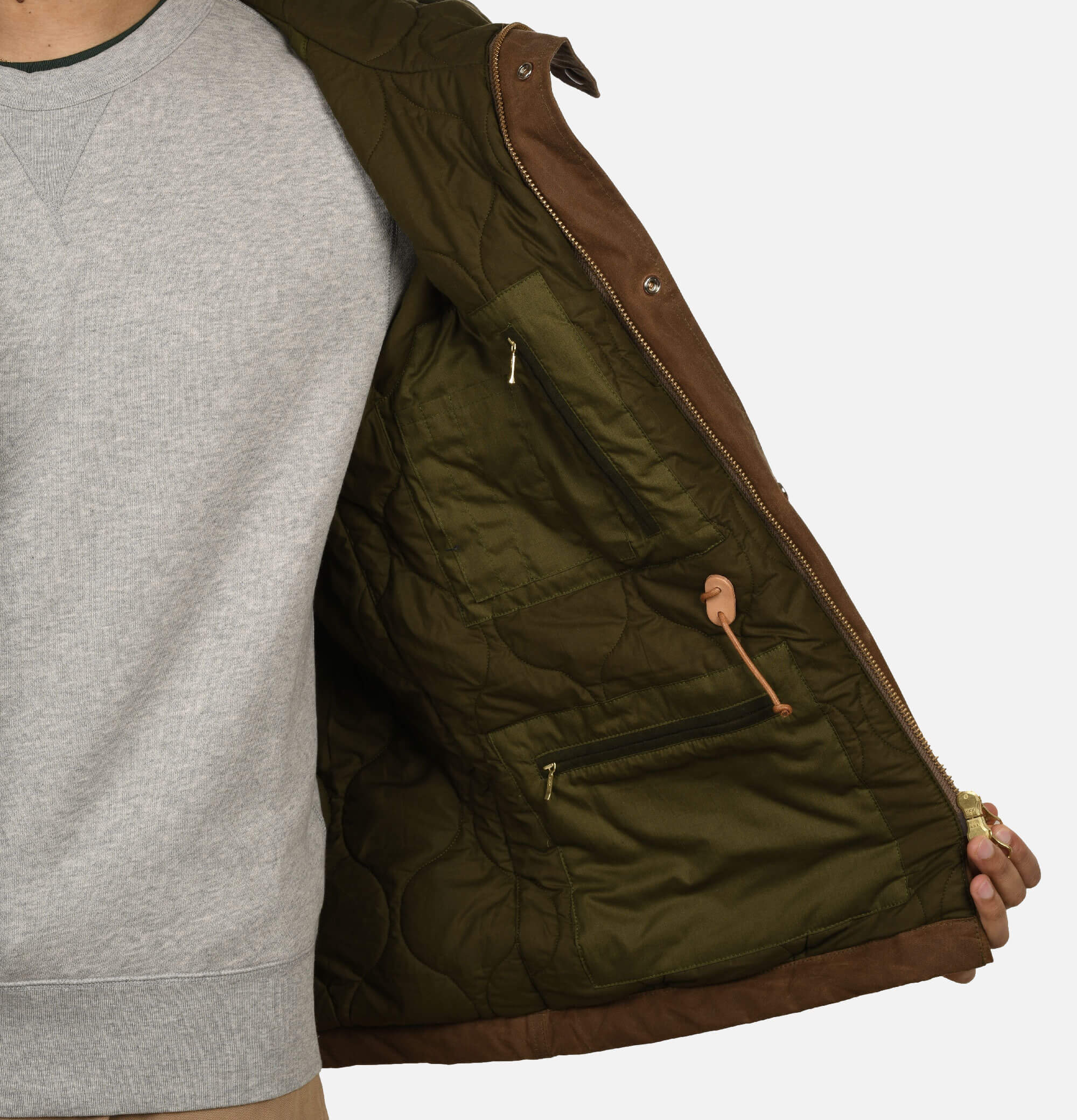 Parka Fisherman Dark Tan