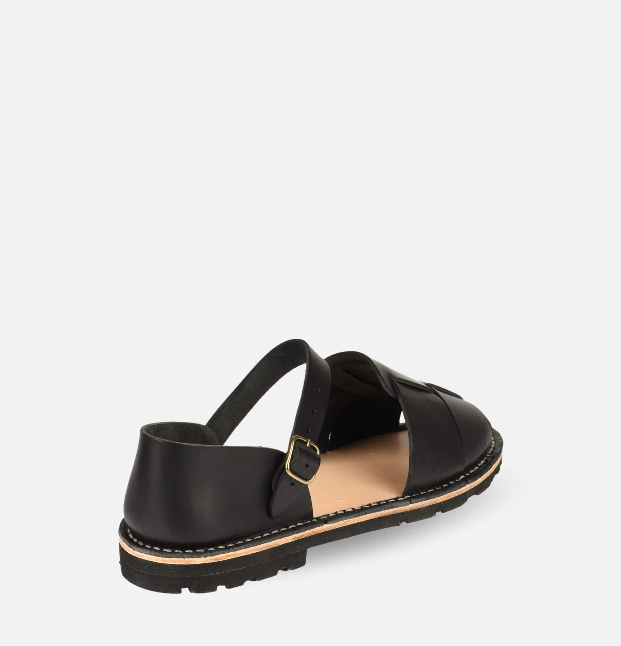 Artisanal Sandal Shoe 11 Black