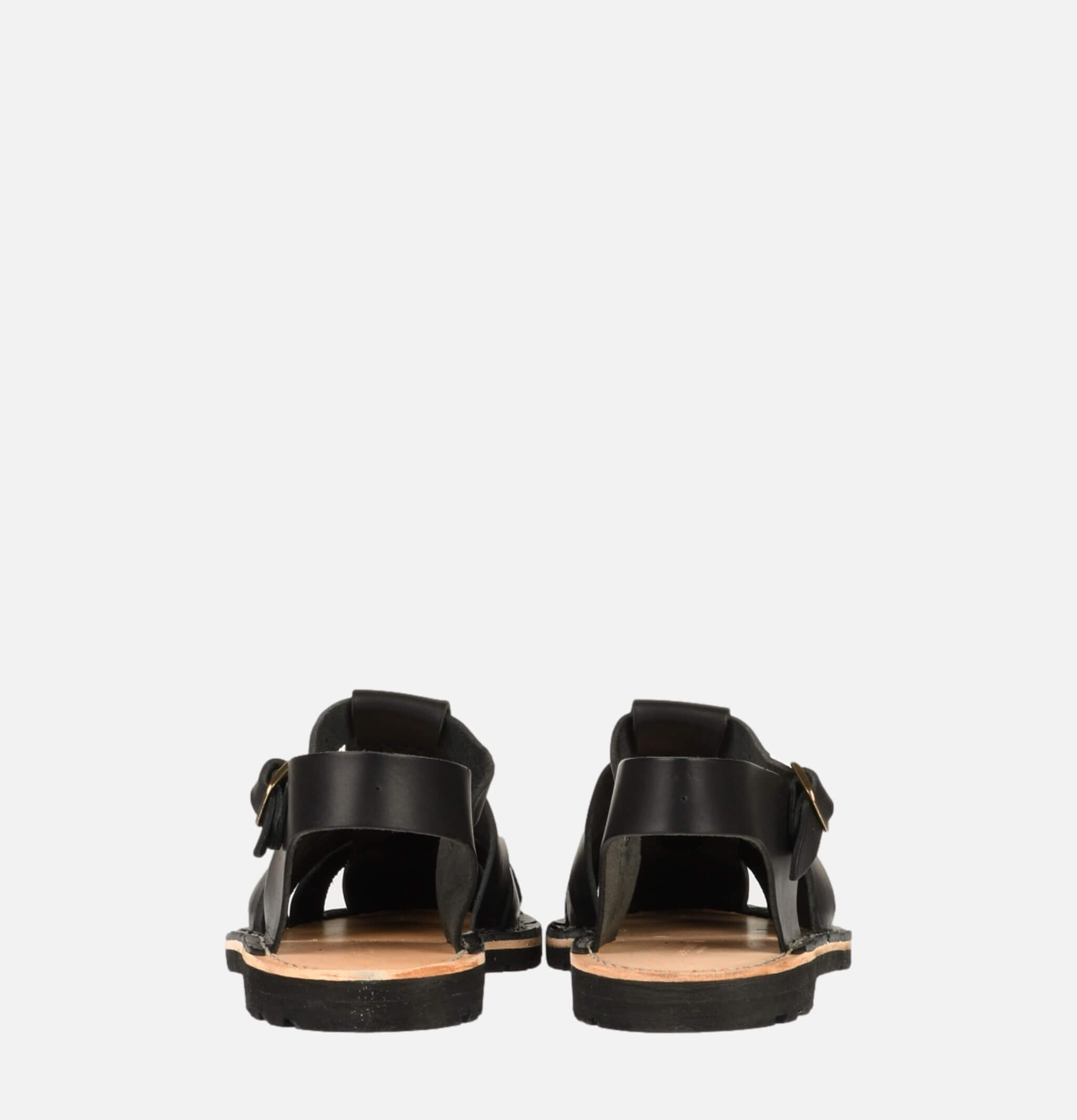 Artisanal Sandal Shoes 09 Black