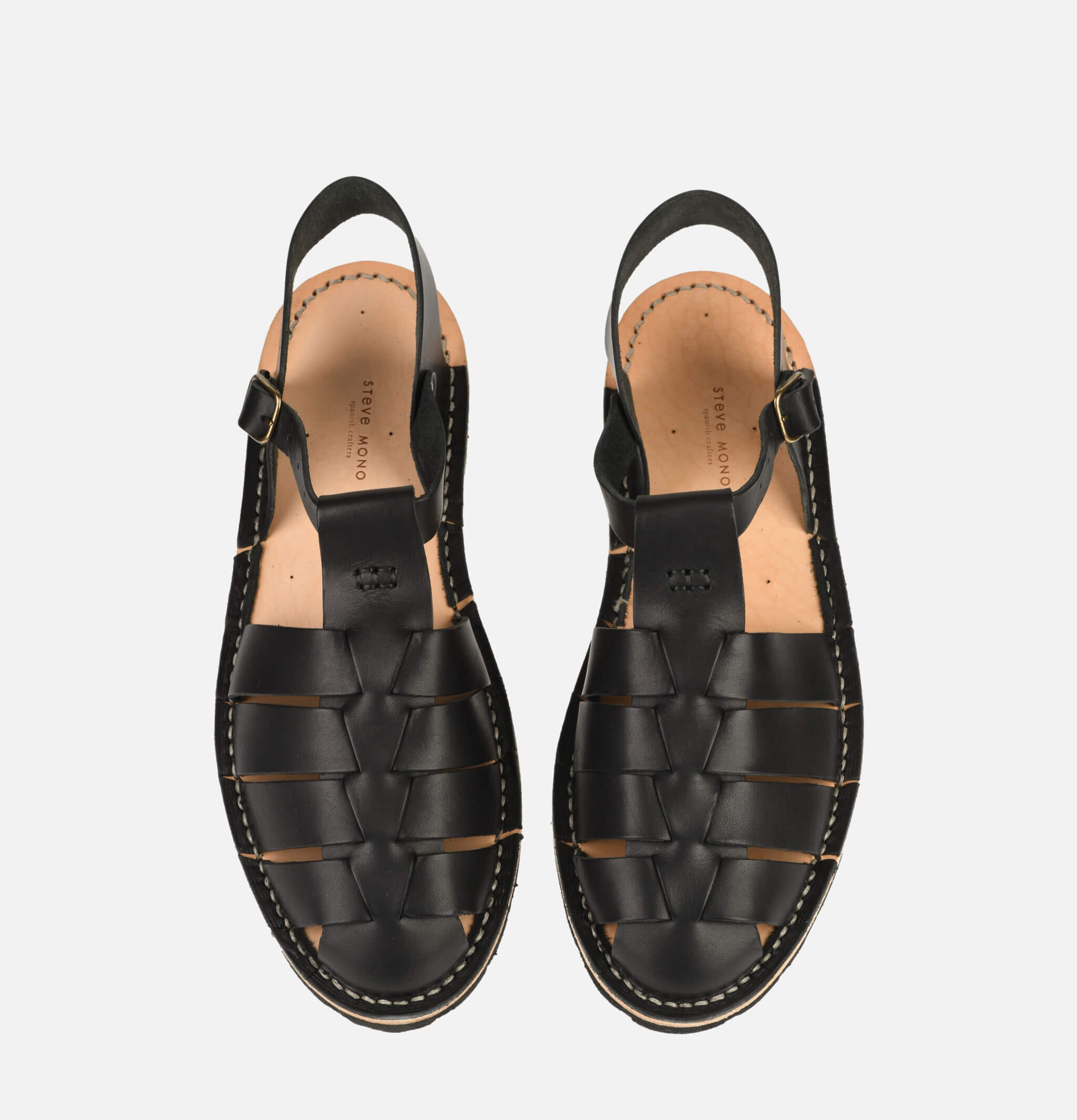Artisanal Sandal Shoes 09 Black