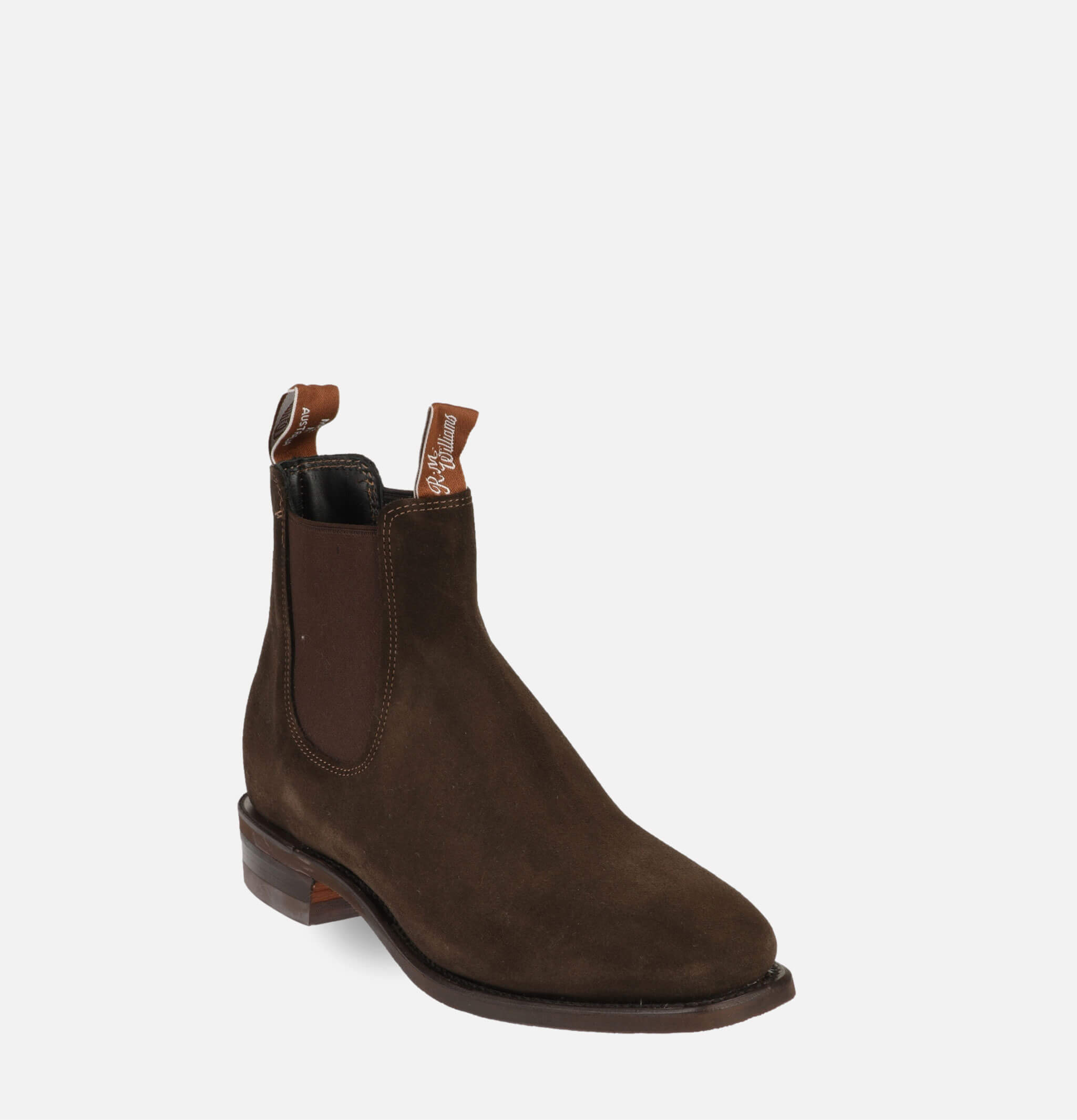 R.M.Williams Comfort Sued Crafstman Boots Chocolate