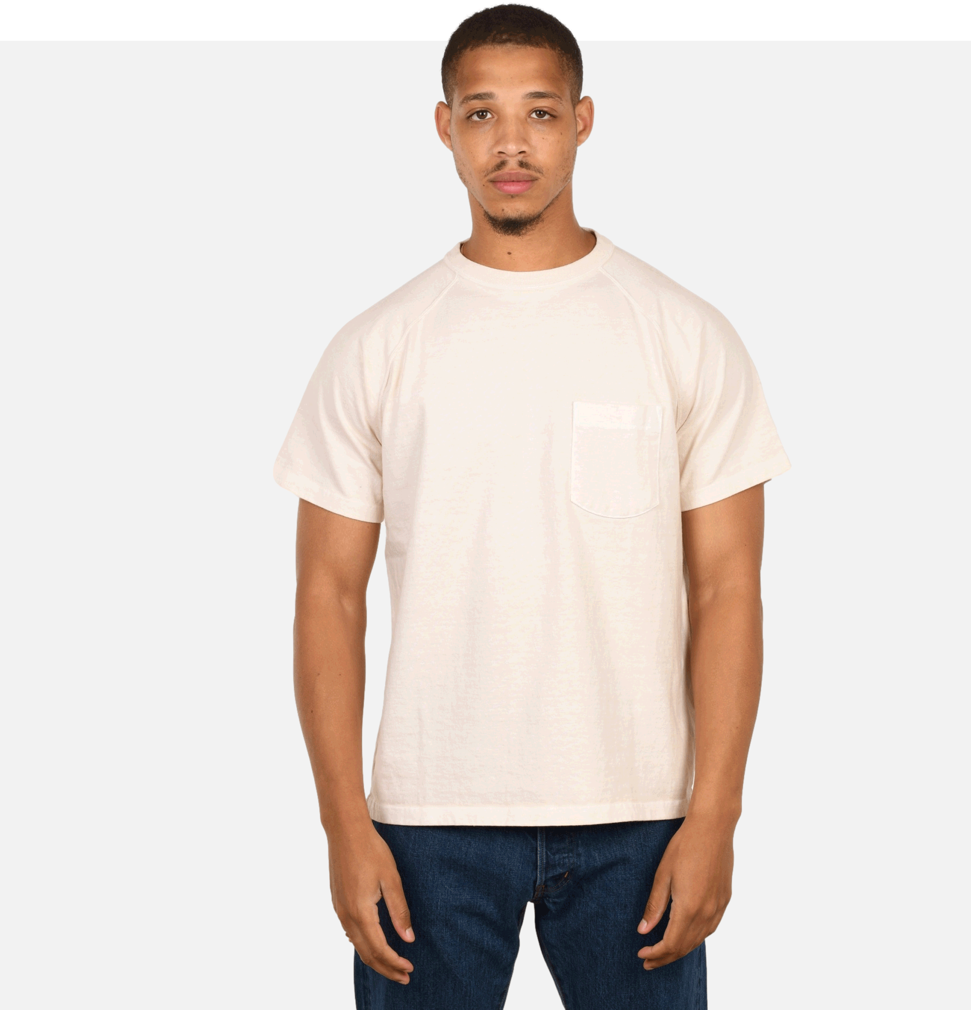 Japan | Heavy Raglan Pocket Tee Natural 