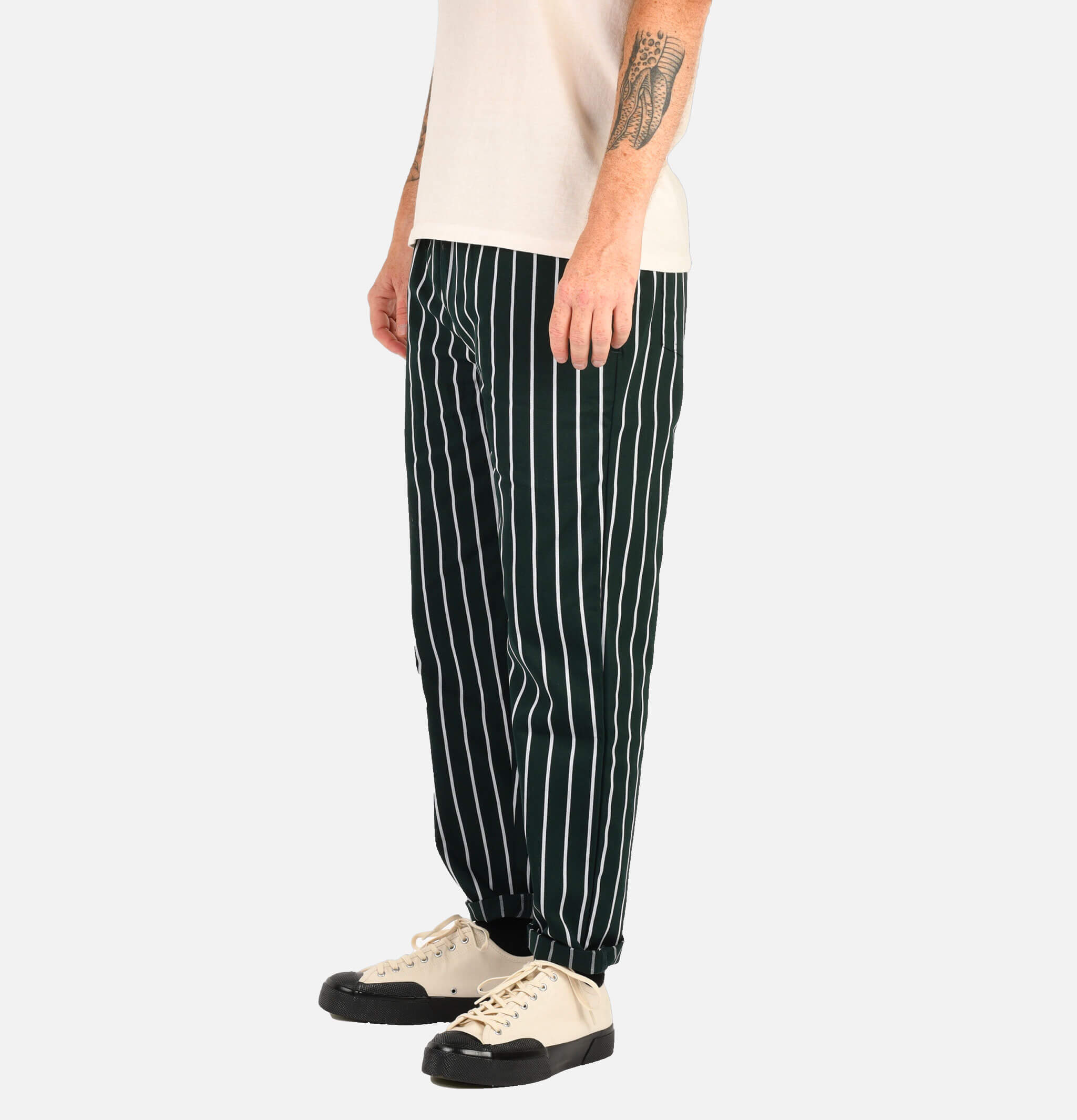 Chef Pant Stripe Green