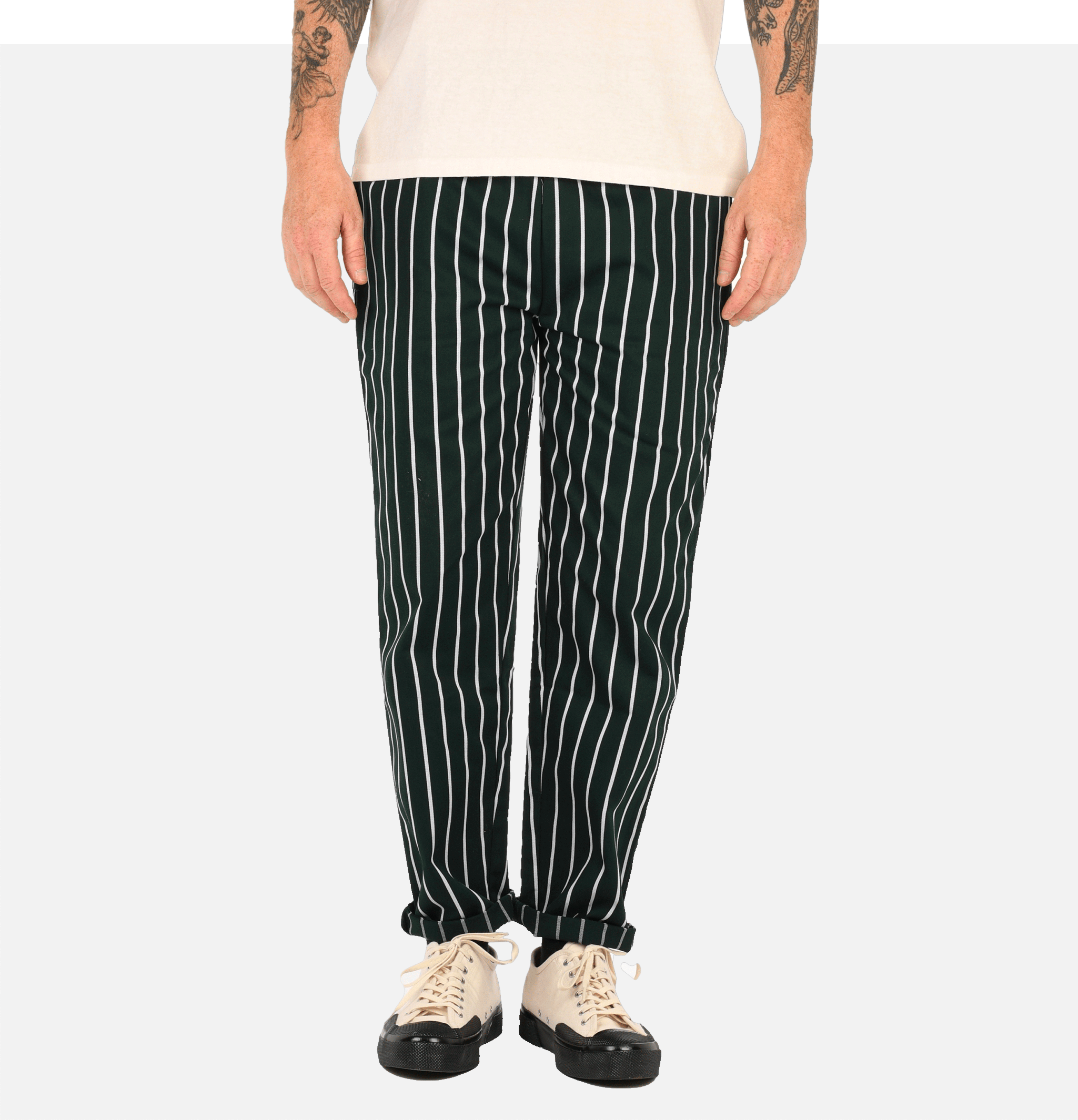 Chef Pant Stripe Green