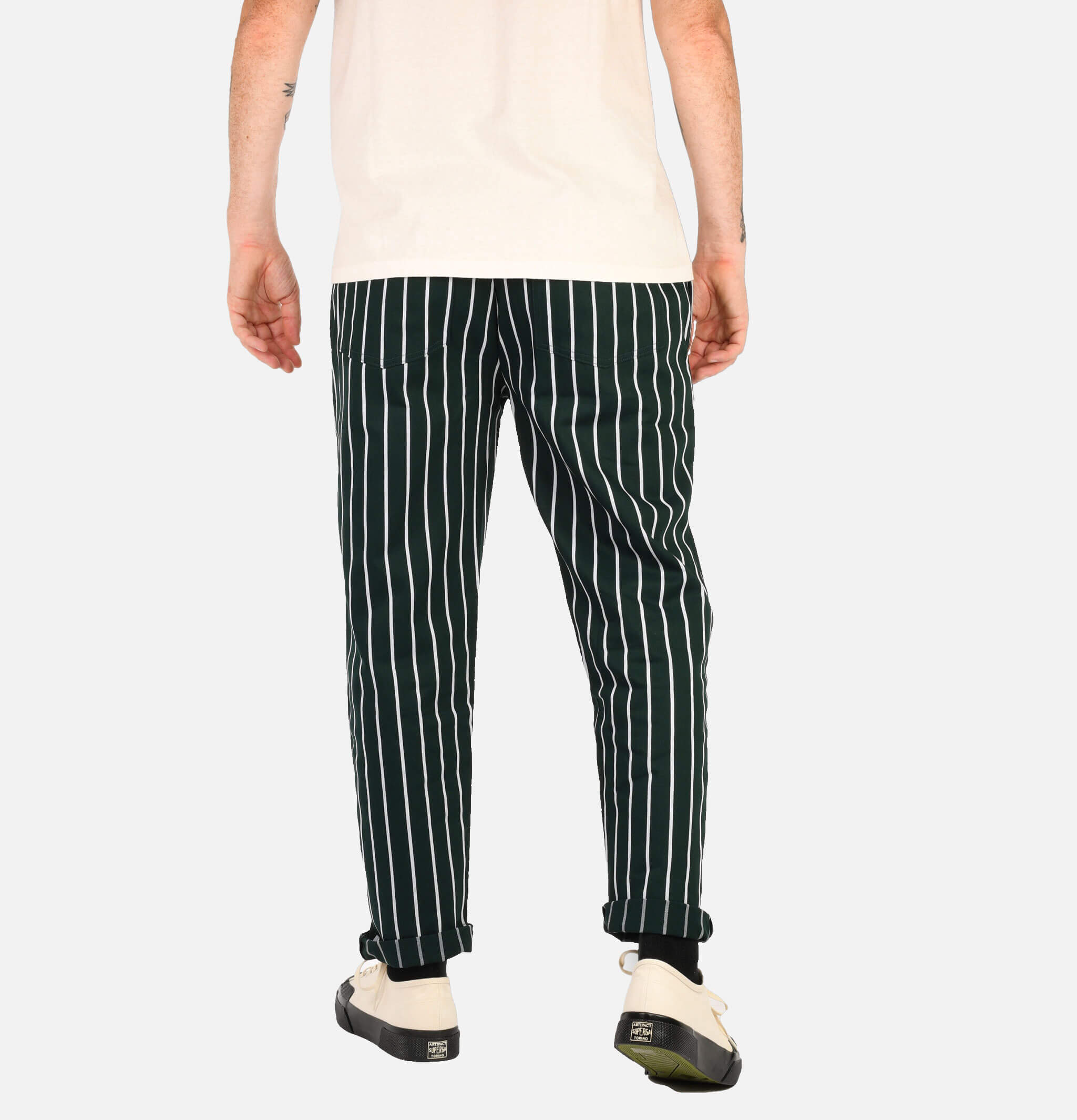 Chef Pant Stripe Green