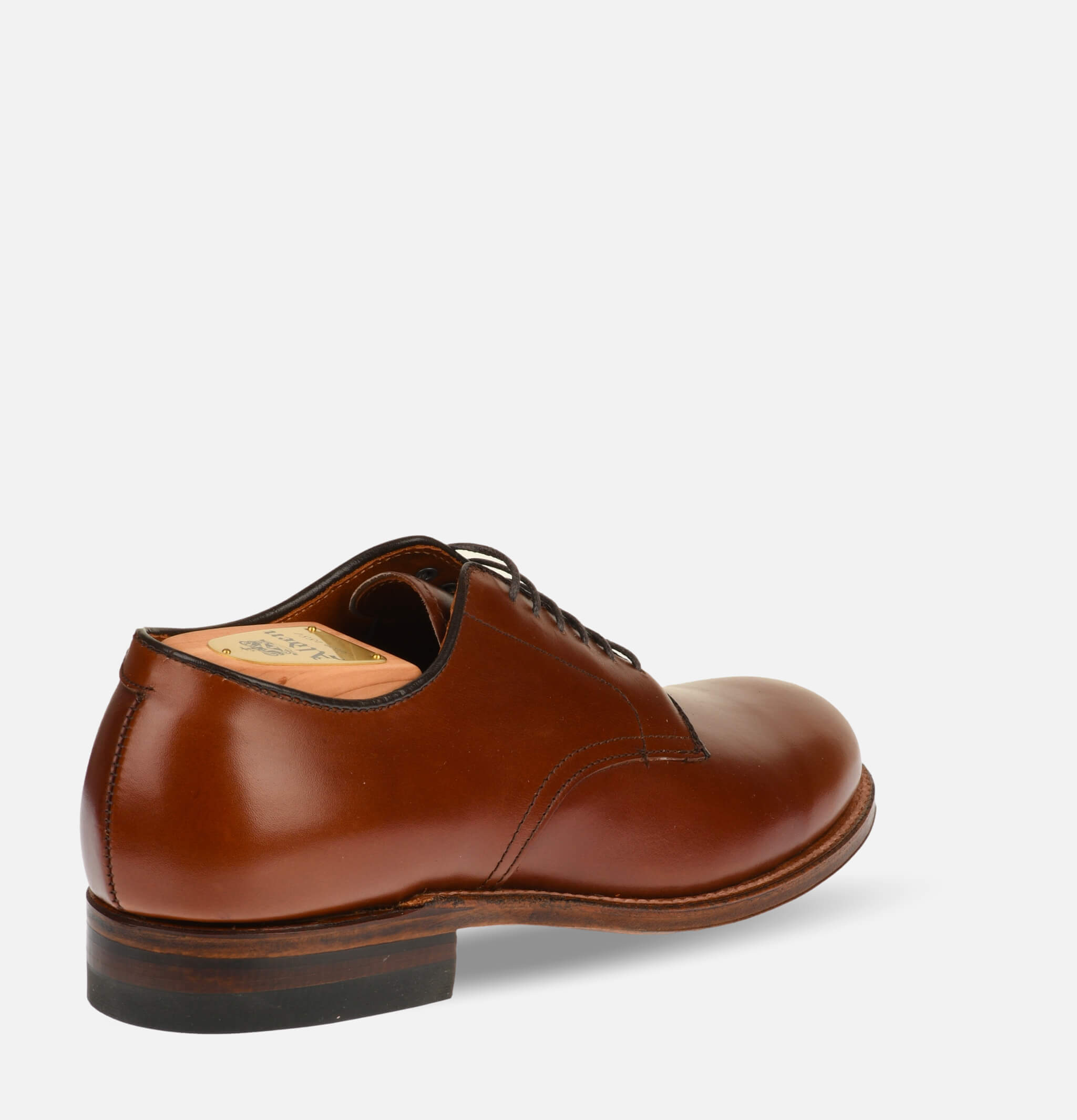 M1403 - Plain Toe Blucher Ox Brown