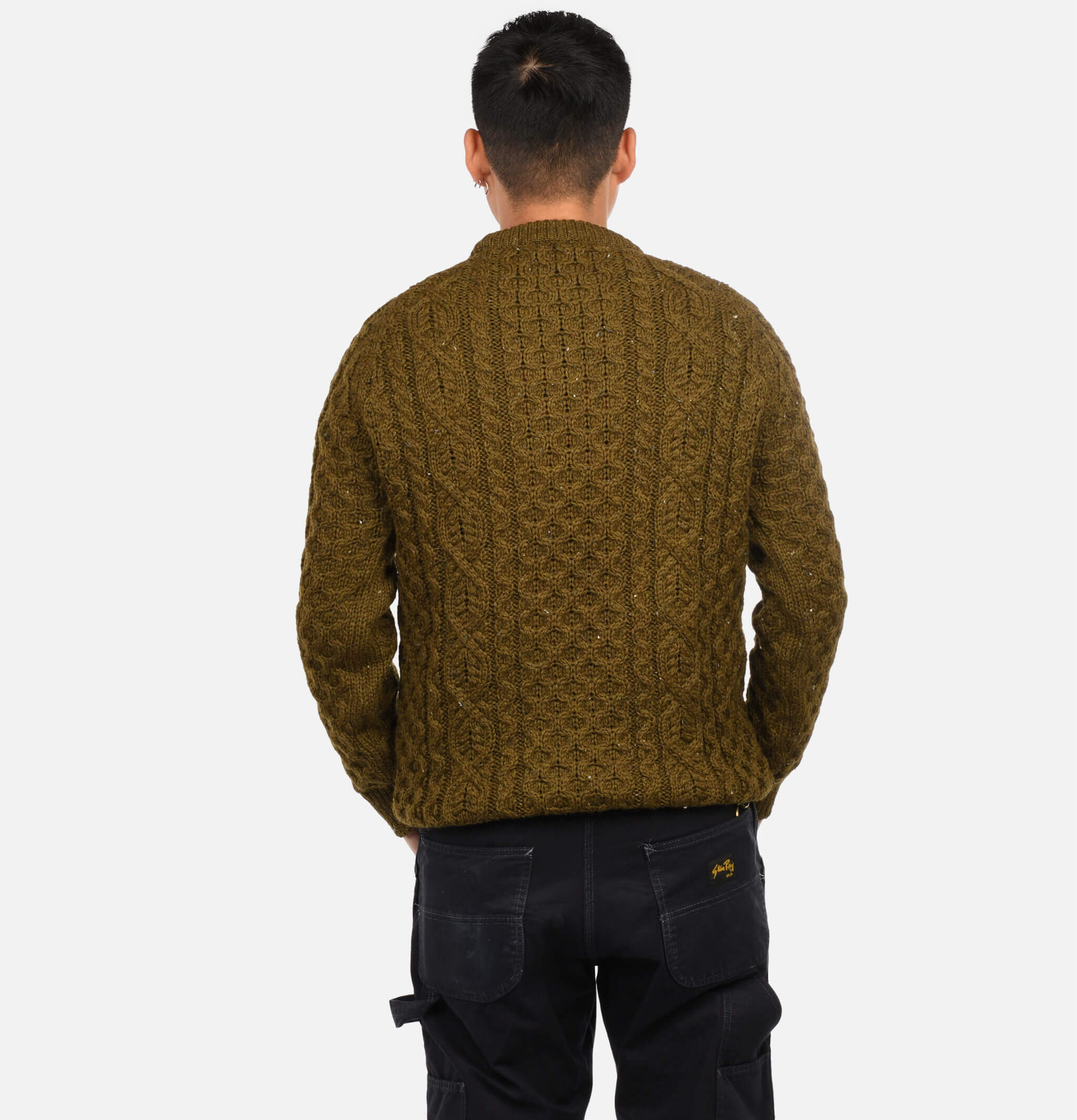 Pull Peregrine Hudson Aran Olive