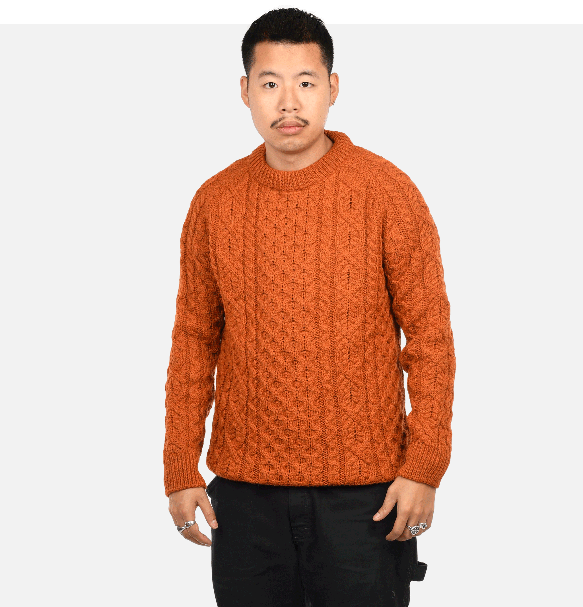 Pull Peregrine Hudson Aran Orange
