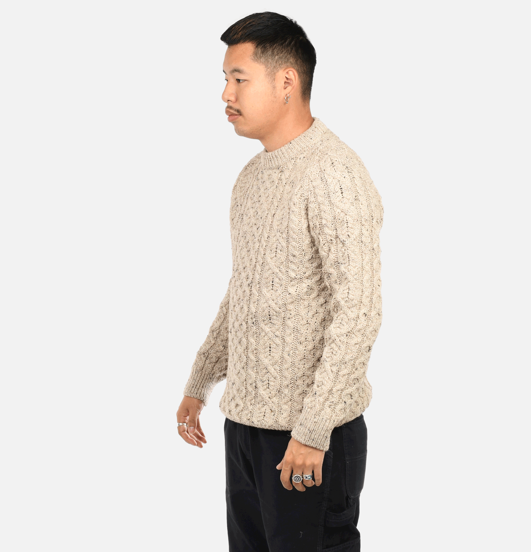 Peregrine Hudson Aran Sweater Skiddaw