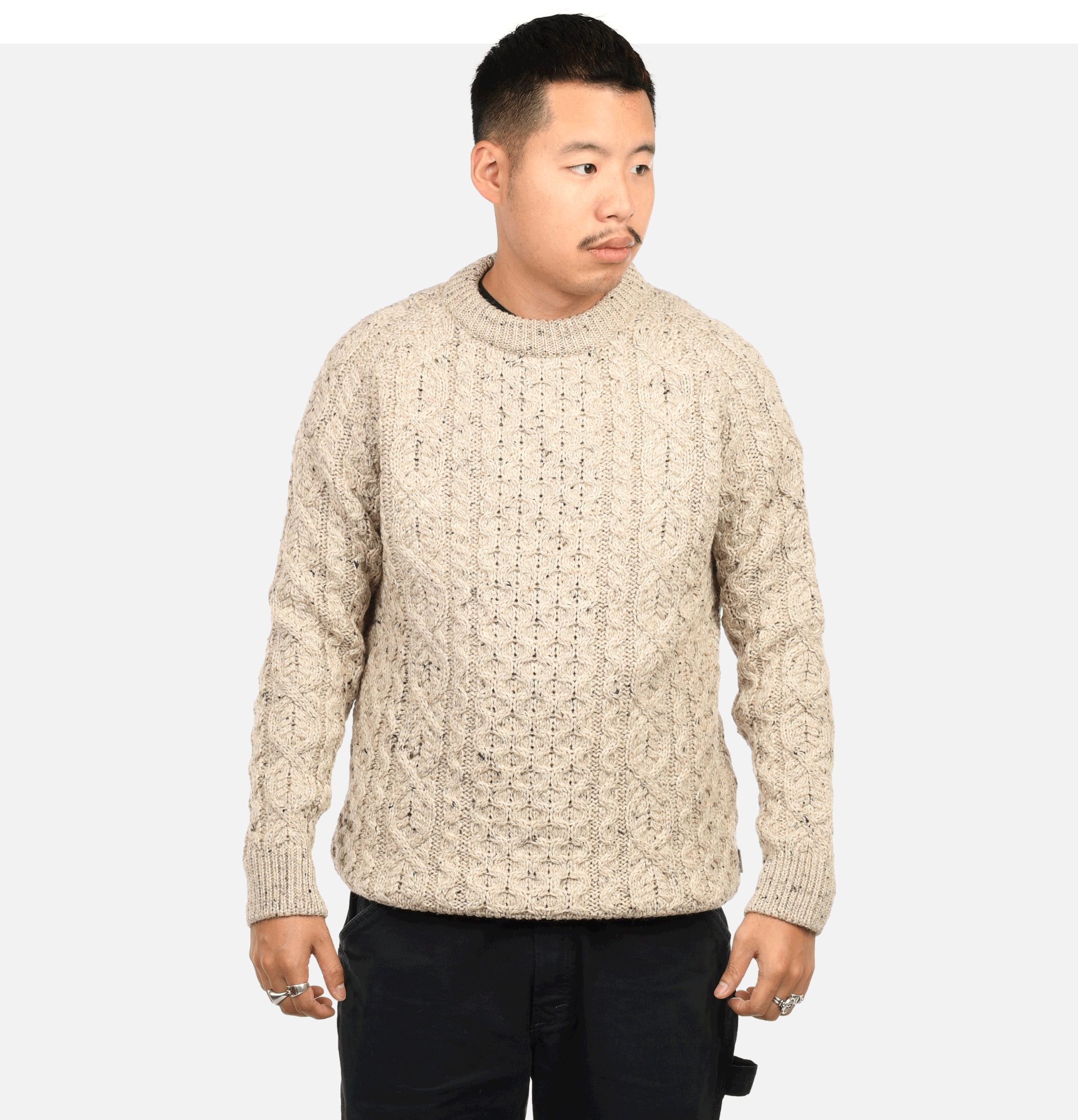 Peregrine Hudson Aran Sweater Skiddaw
