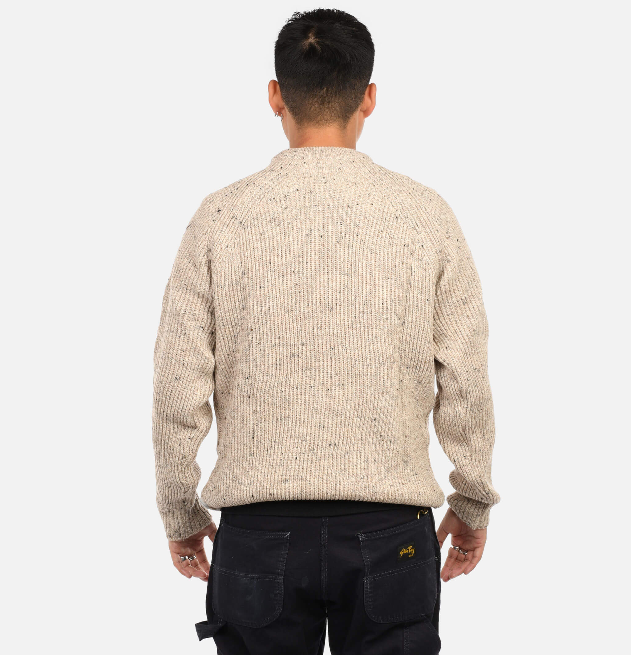 Peregrine UK Ford Crew Knit Oatmeal