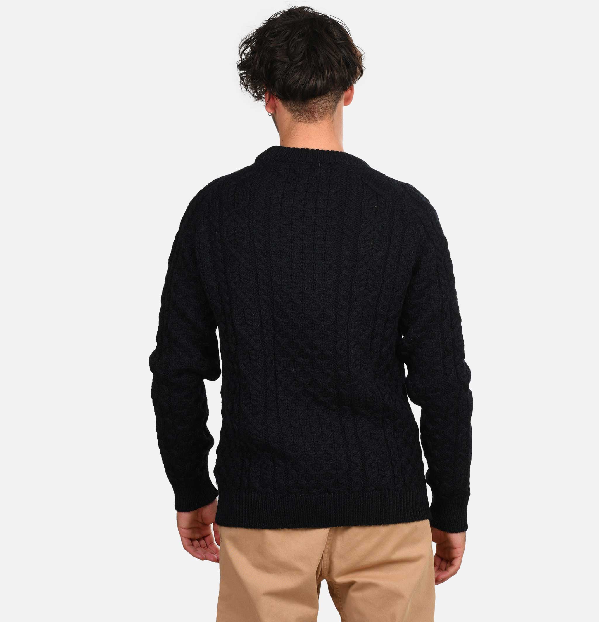 Pull Peregrine Hudson Aran Navy