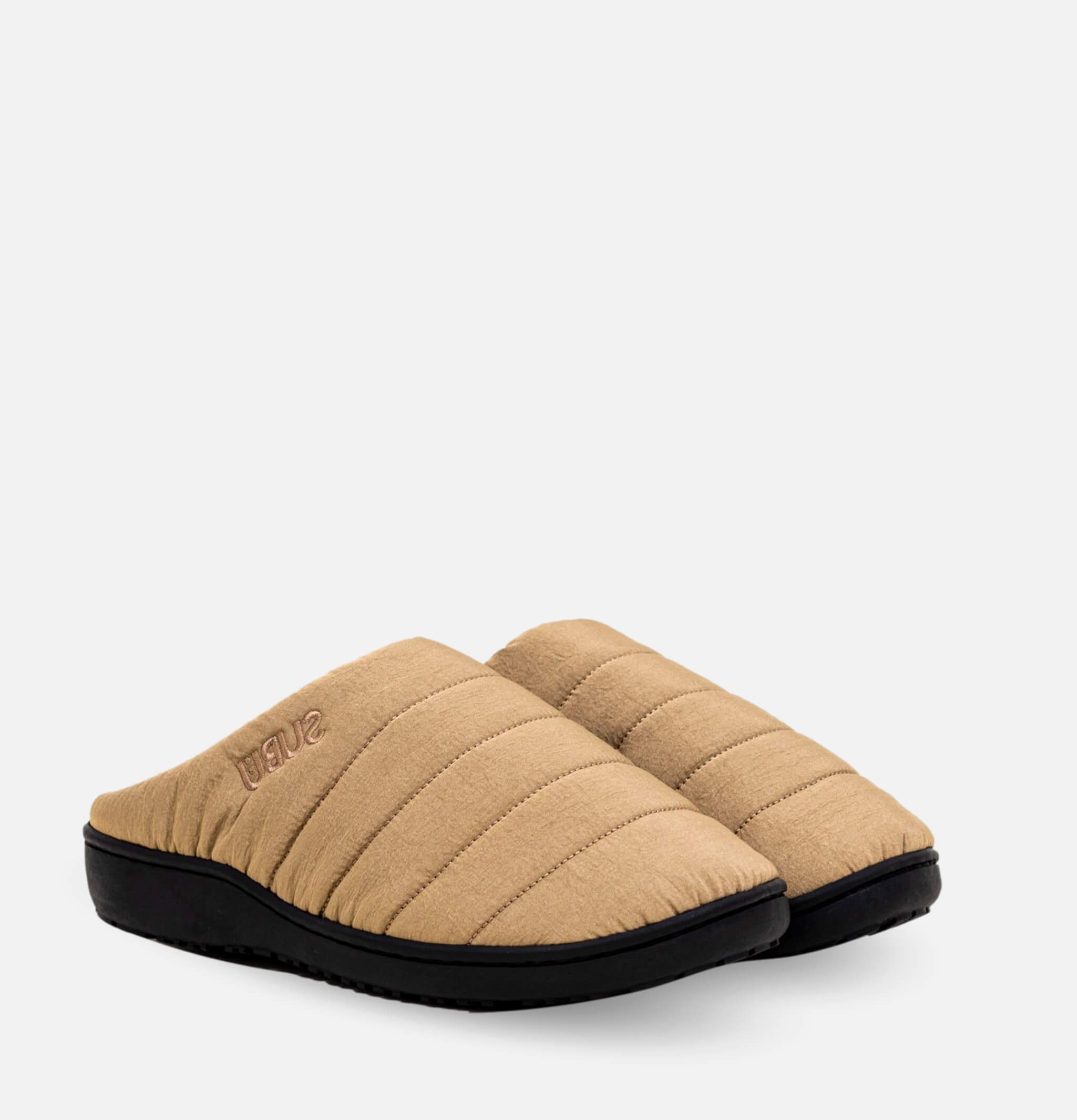 Uneven Slippers Relax Beige